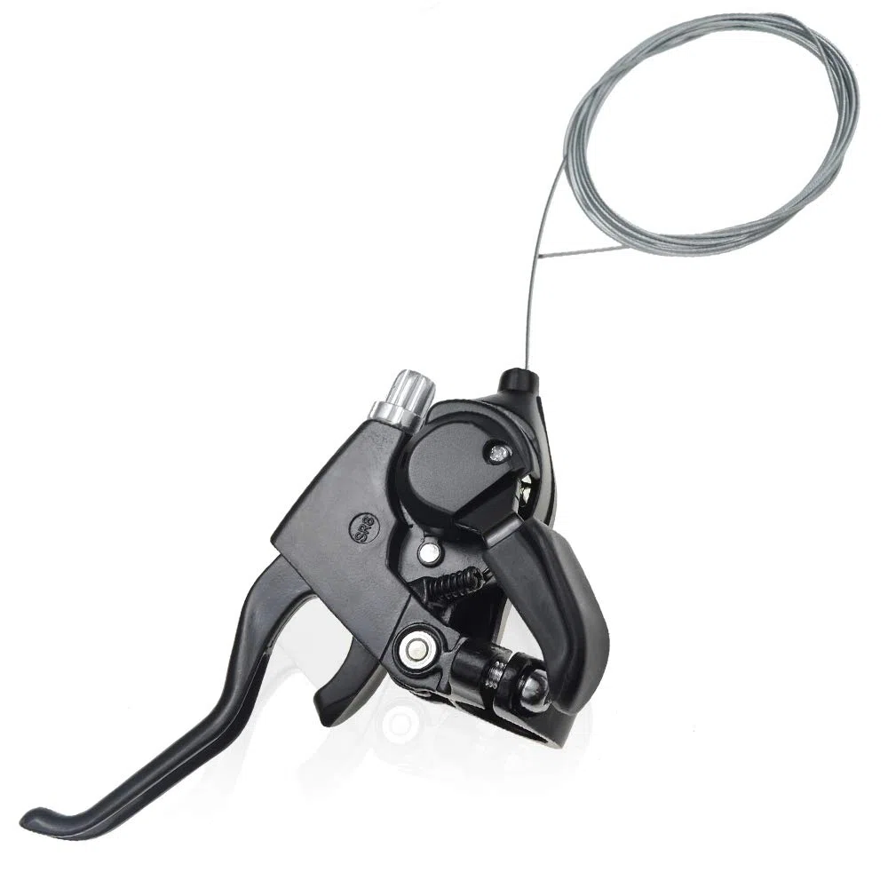 BESNIN Manette de Vélo Frein de Vélo 3x7/3x8 Vitesses, Combinaison de Levier de Frein et de Vitesse, Shifters de Rechange pour Bicyclette (3×8 Vitesses)
