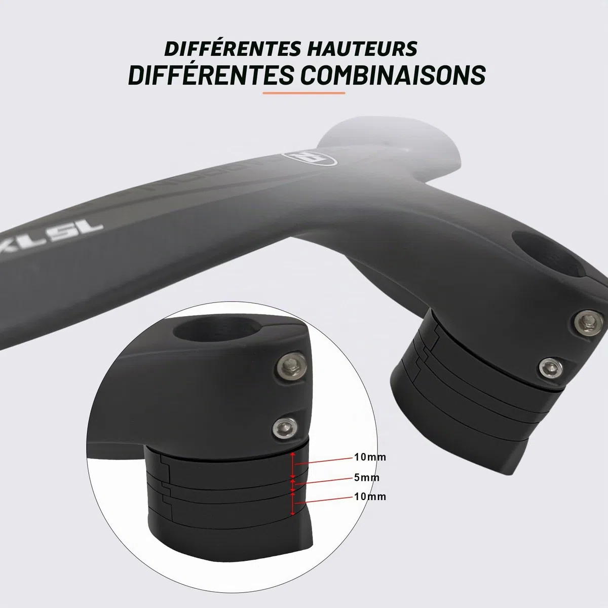RXL SL Espaceur de guidon pour vélos, 1-1/8", potence avant, spacer pour VTT potence de vélo