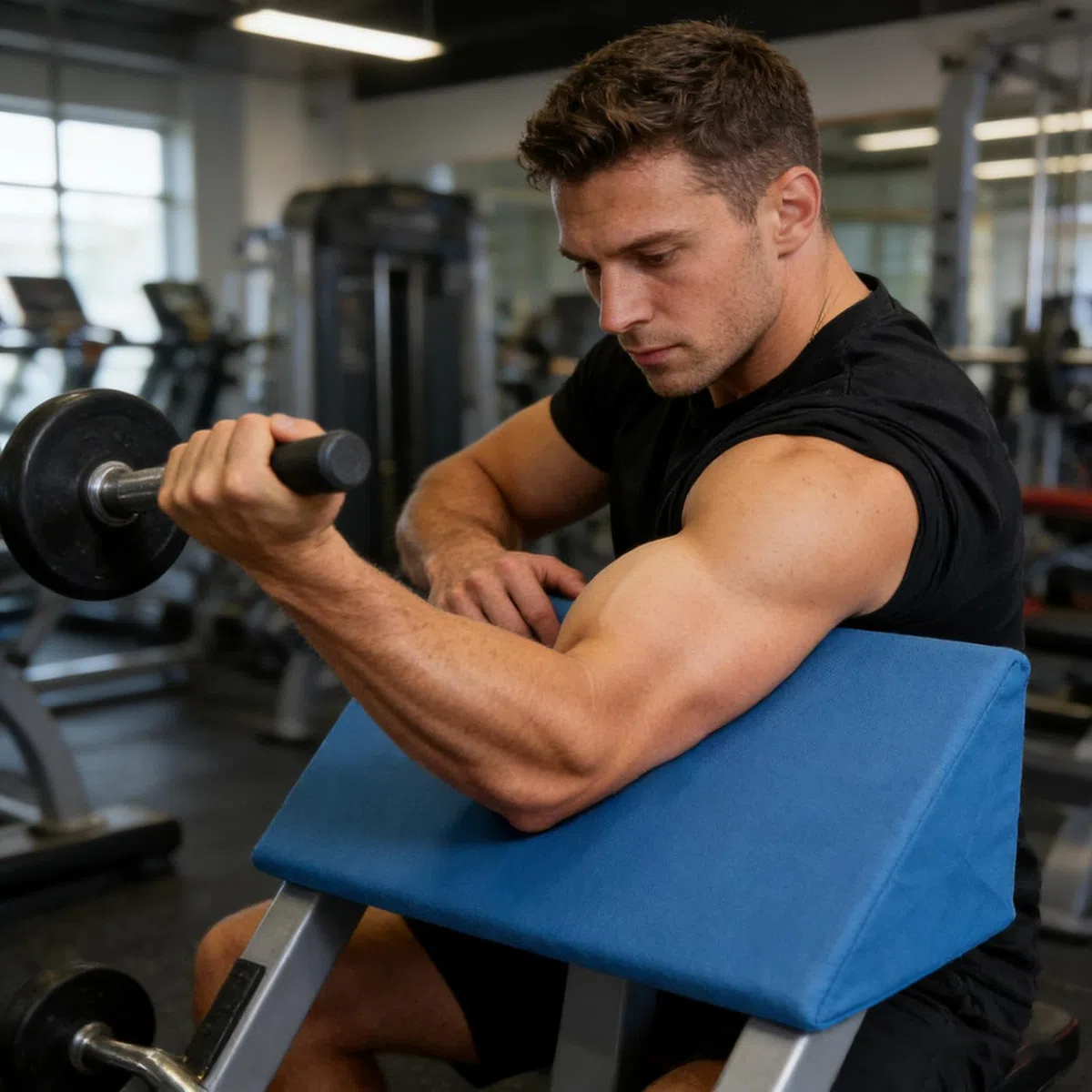 Coussin de Curl Pupitre,Coussin de curl pour Barre, équipement de Musculation - Équipement pour Entraînement des Triceps - pour Home Gym, Bras : Biceps, Triceps, -Bras