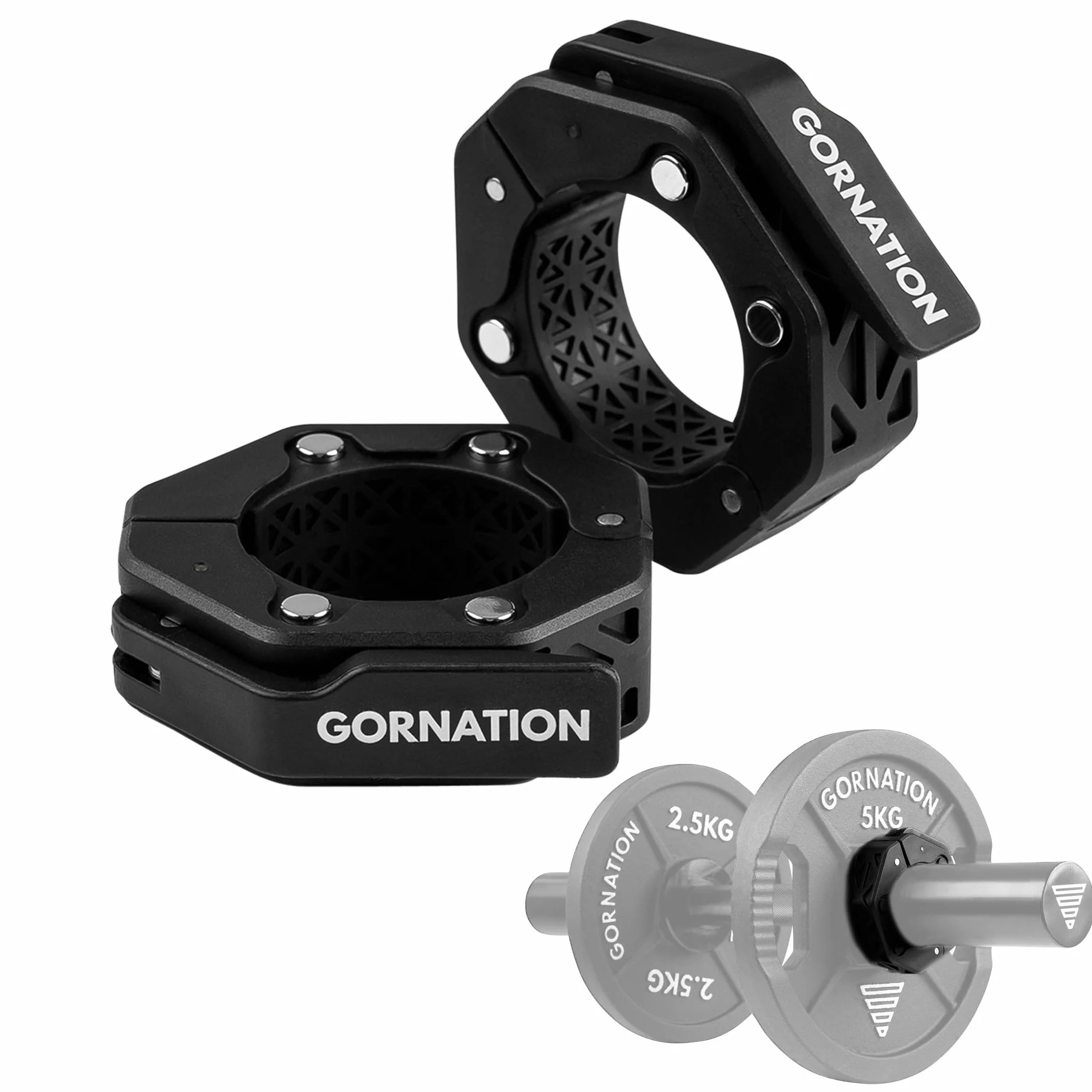 GORNATION Lot de 2 clips magnétiques pour barbell