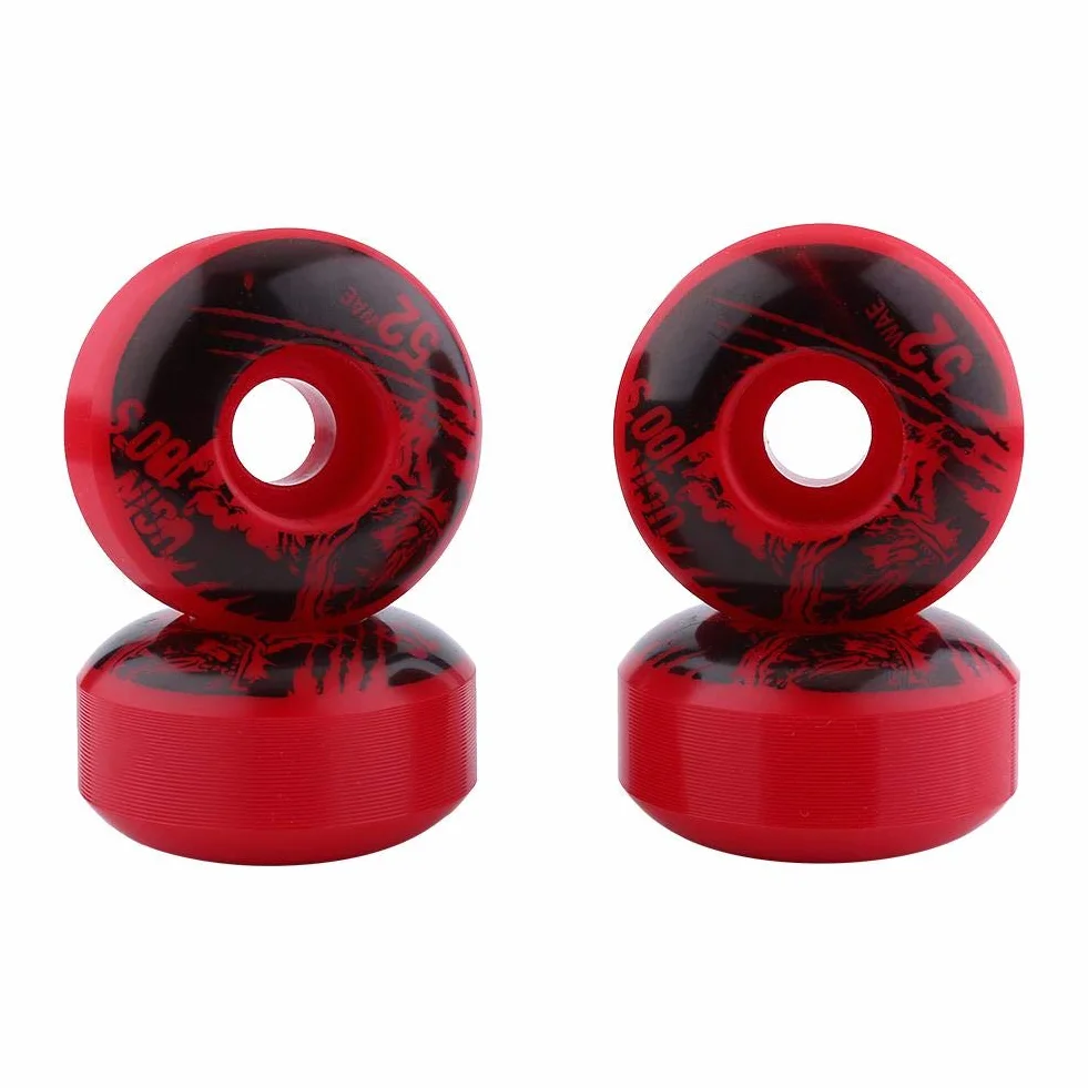 Alomejor Roues durables de Planche à roulettes de Longboard de croiseur d'unité Centrale d'unité Centrale de 52mm x de 30mm 4 pcs/Ensemble