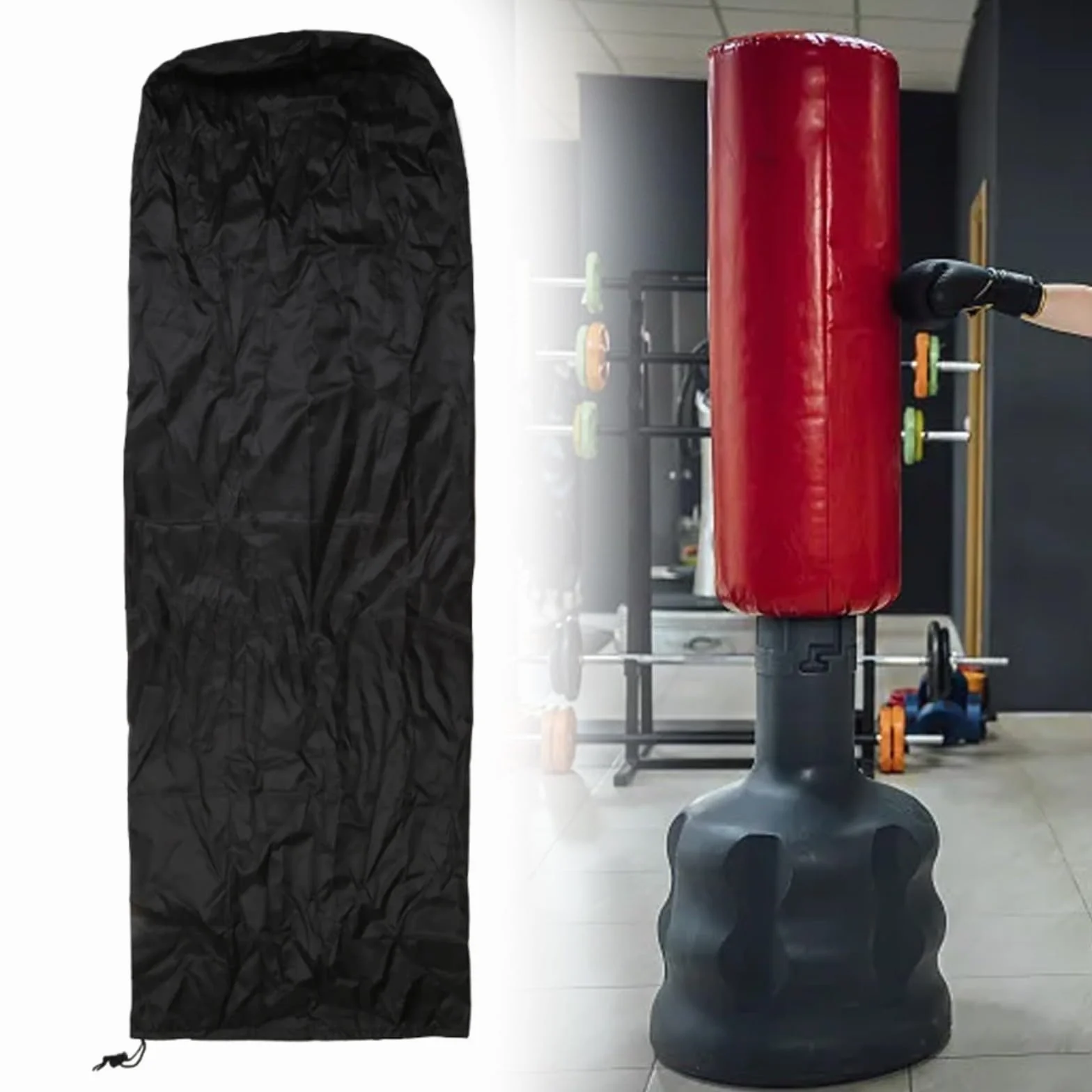 Housse de boxe, housse de protection contre la poussière, support de protection contre la poussière, sac de boxe