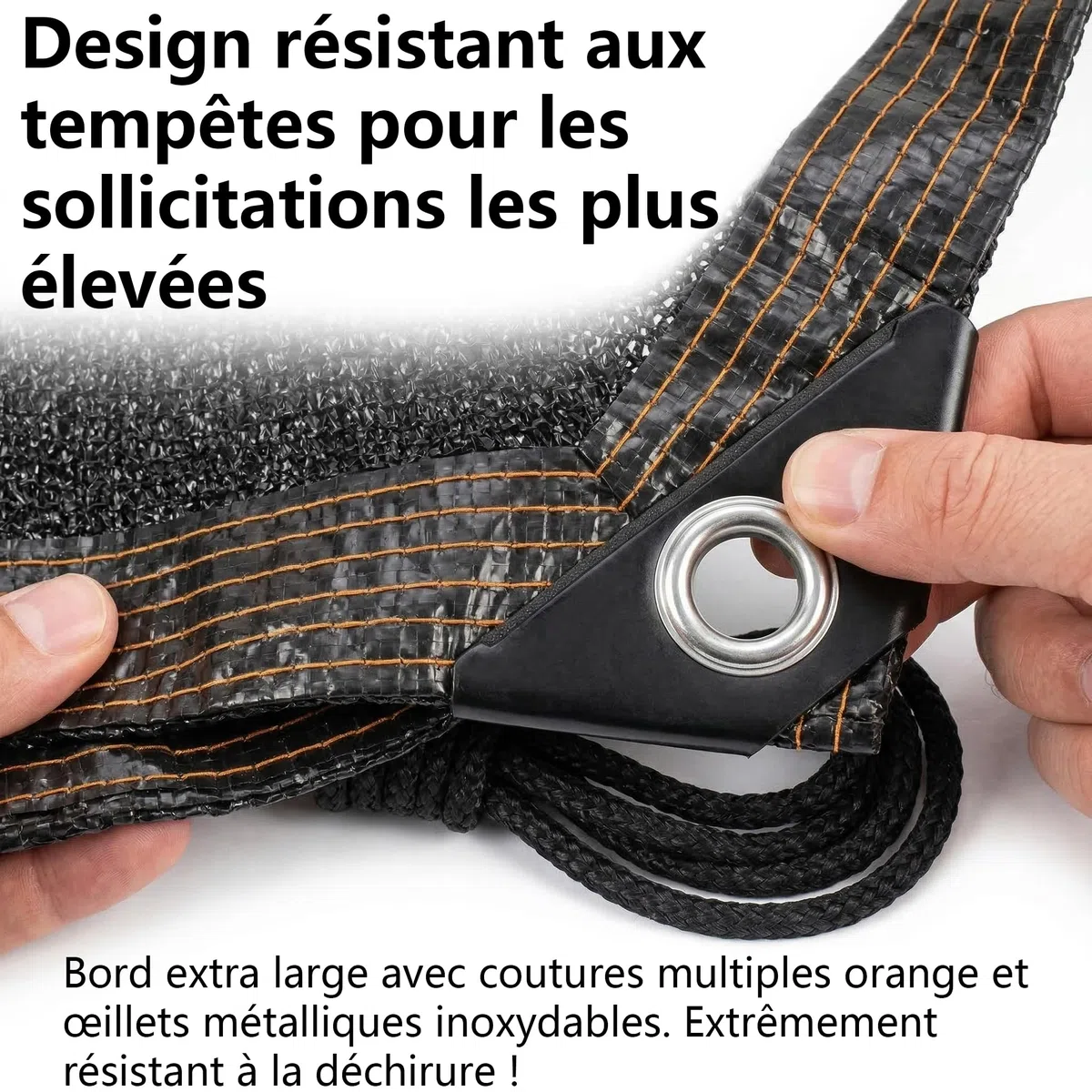 Pare-soleil pour trampoline Ø 305 cm | Bâche en polypropylène résistant aux UV et aux intempéries pour trampoline rond – Protection contre le soleil, les feuilles et la saleté, facile à monter