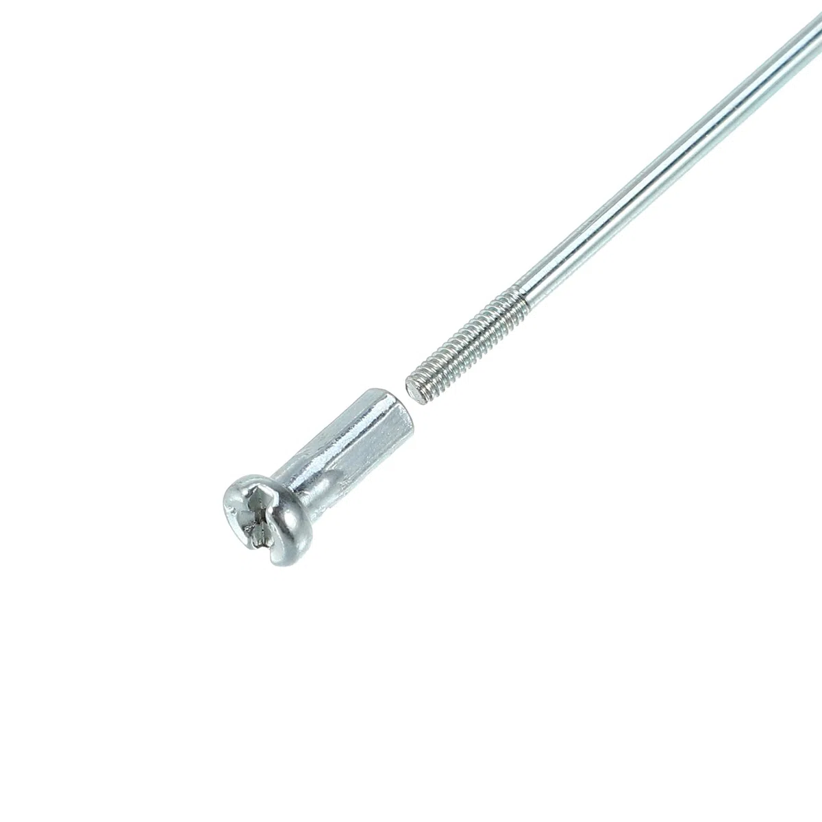 QUARKZMAN 36 Pièces Rayons de Vélo Coudés en J de Calibre 14G avec écrous Argenté 290mm
