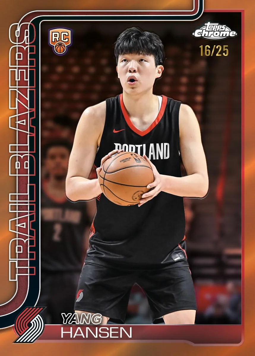 Topps Chrome® Basketball 2025-26 - Value Box (4 cartes par paquet, 7 paquets par boîte)