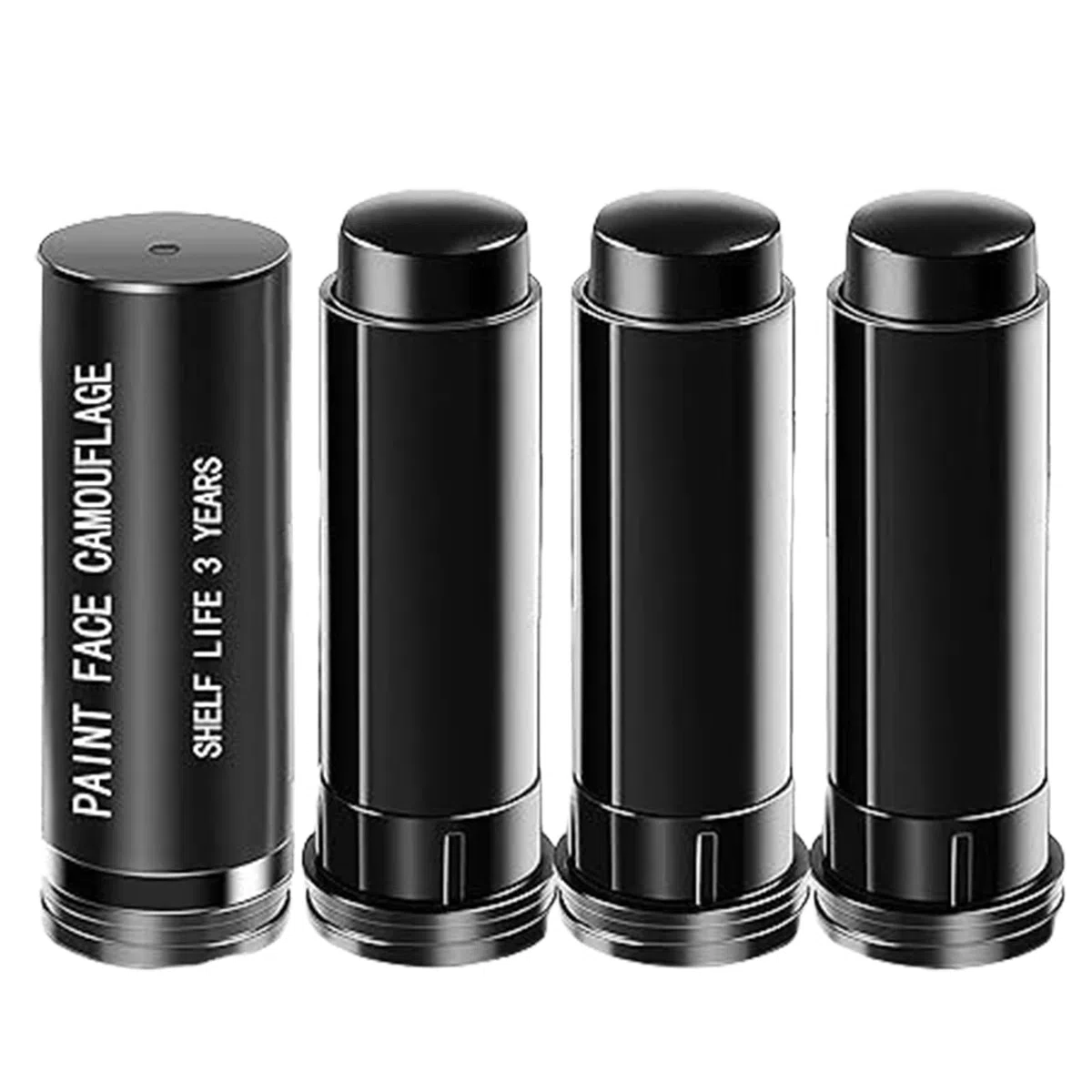 Lot de 3 yeux de baseball noirs pour le baseball, le softball, les athlètes de football, le visage noir