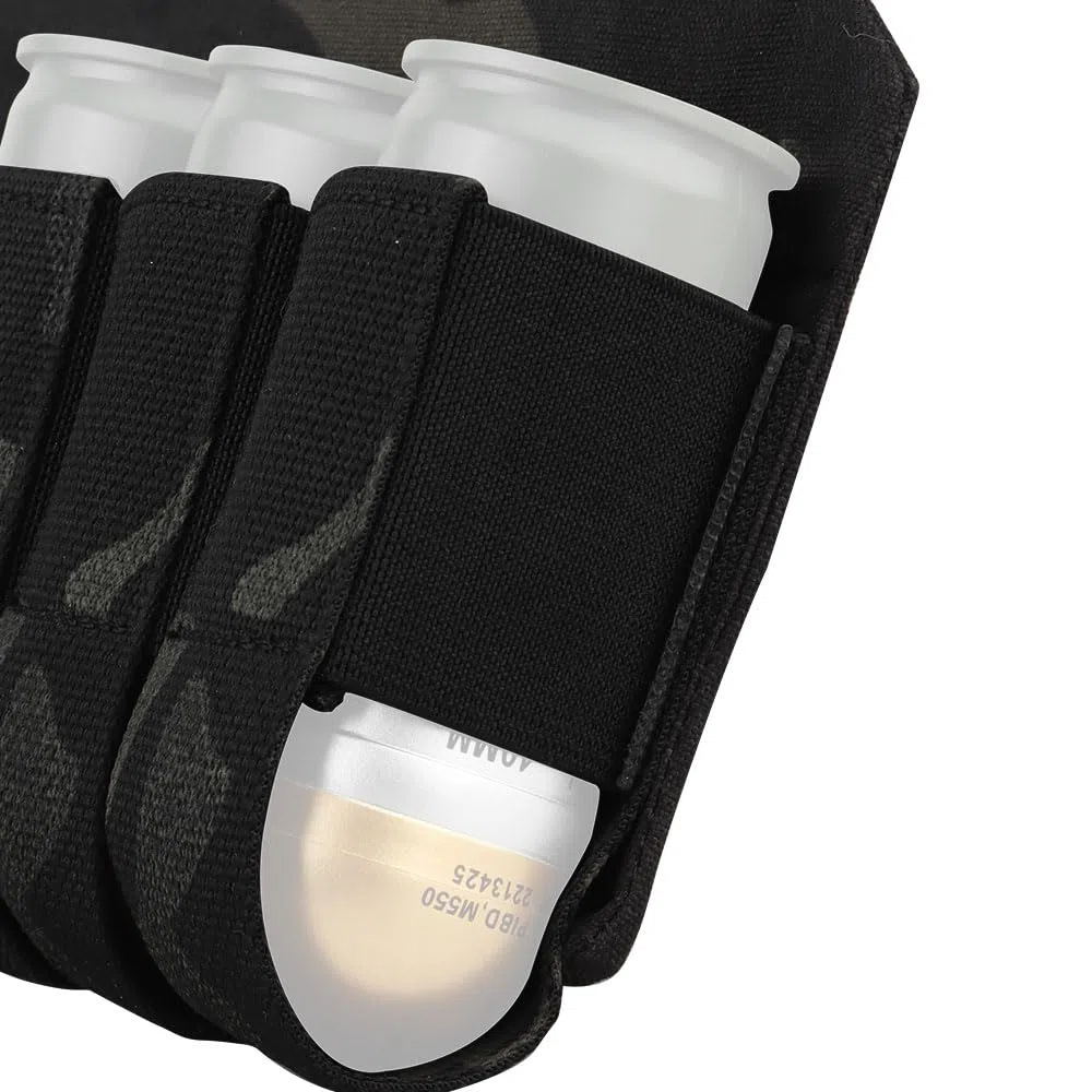 Tactique 5BH 40MM 5 Banger Hanger Pouch 5 Rounds M203 Grenade Sac de Rangement avec Crochet et Boucle Gilet de Chasse Airsoft Chest Rig Accessoires