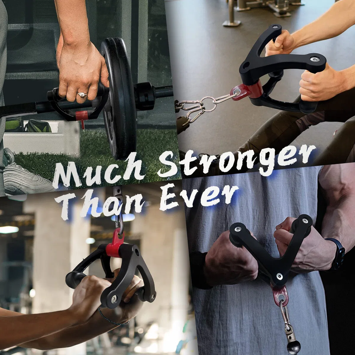 HXD-ERGO Accessoires d'haltères à poignée en V en Forme de V pour Exercices de Machines à câble