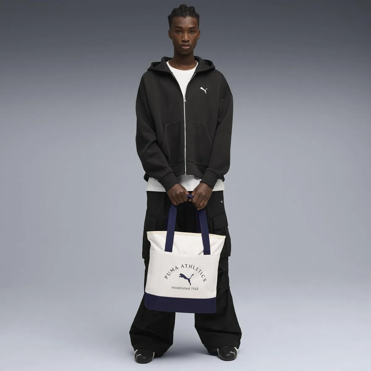 PUMA Phase Class Tote Bag Alpine Snow