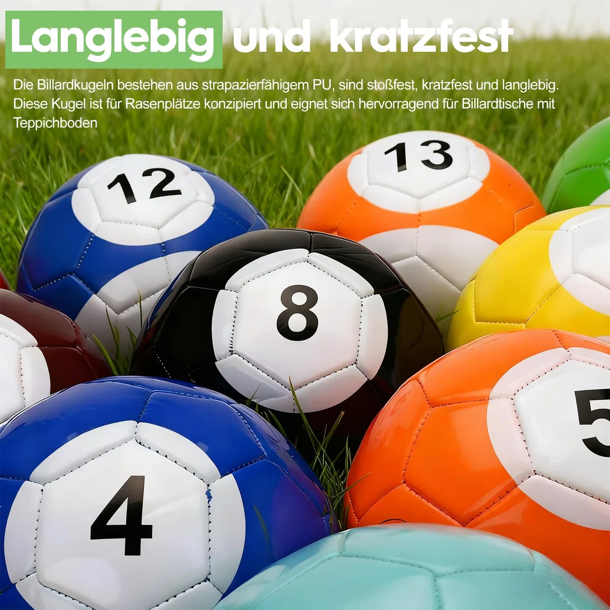Lot de 16 balles de football gonflables en cuir pour jeux de table, jeu de sport pour adultes, arrière-cour, extérieur et intérieur, 18 cm