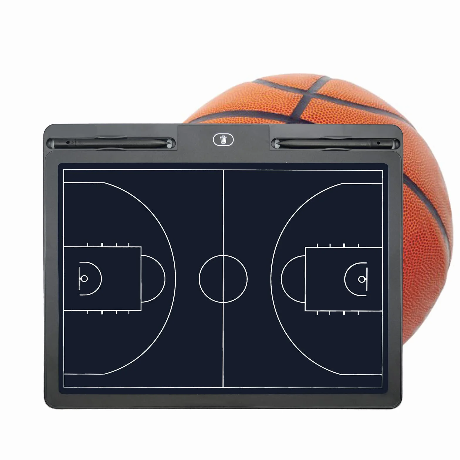 RoseFlower Électronique Tableaux Tactiques de Basket-Ball, Entraîneur Board de Basketball Panneau Tactique Basketball avec Marqueur et écran LCD - Coaching Clipboard pour Entraînement, Compétition