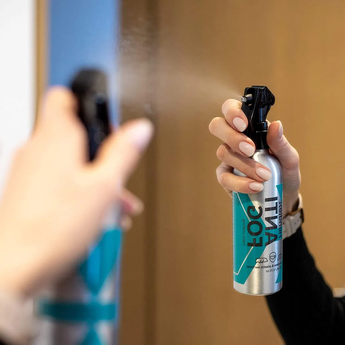 Hendlex Spray Anti Buée Voiture, Kit Anti Buée, Anti Buée Pare-Brise Intérieur, Anti Buée Casque Moto