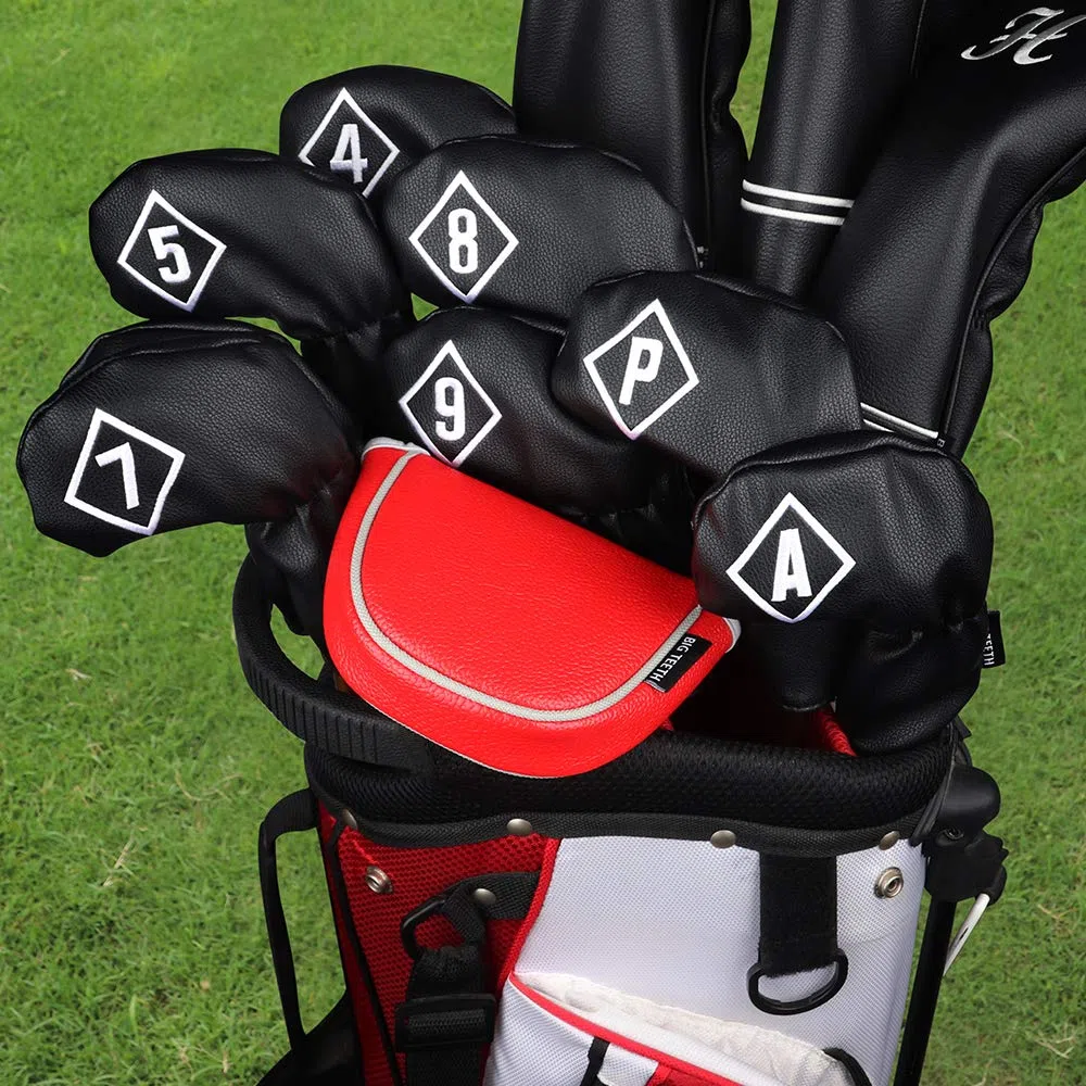 Protège-tête de golf en maillet pour club de golf Odessey Backstryke, Rouge