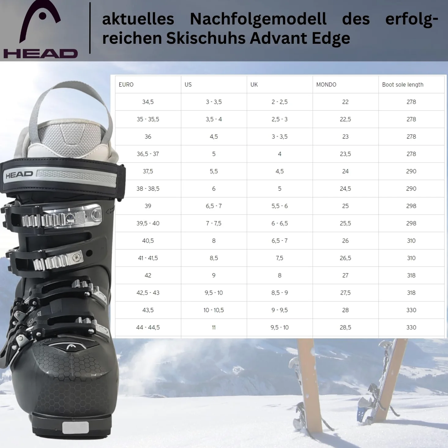 Head Edge LYT RX W HV Flex 65 Chaussures de Ski Alpin pour Femme – Bottes de Ski Alpin pour Femme – Bottes de Ski Alpin – Bottes de Ski Alpin pour Femme – Bottes de Ski Alpin – Bottes de Ski Alpin