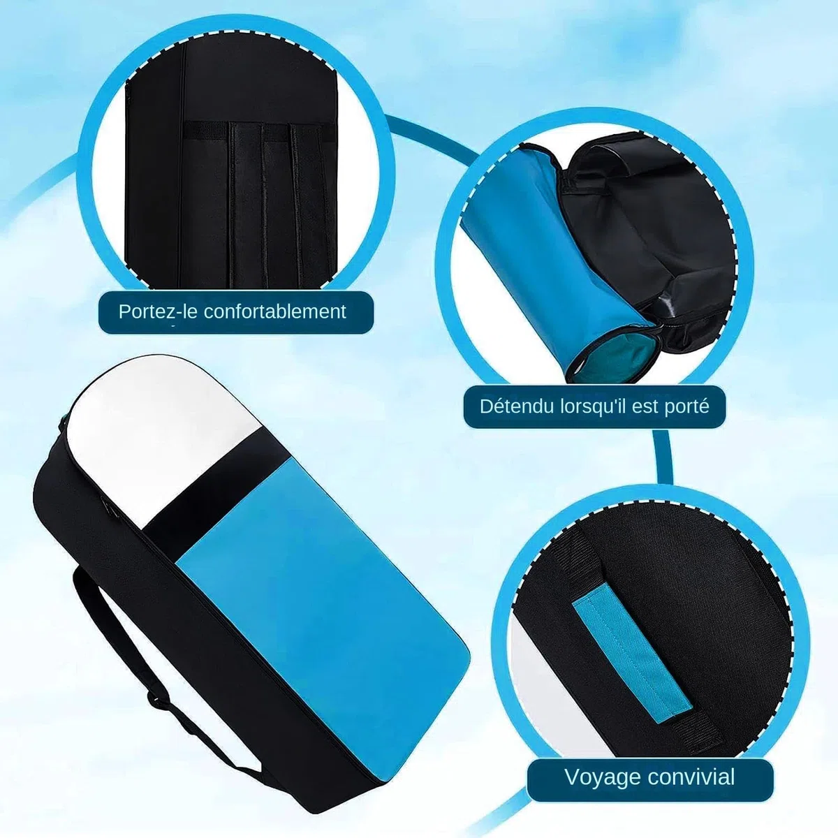 Sac À Dos Paddleboard – Étui De Voyage Suup, Sac À Dos Paddle Board | Sacs De Transport Pour Planche À Pagaie, Porte-planche Réglable, Sac De Rangement Pour Planche De Surf Debout, Grande Capacité