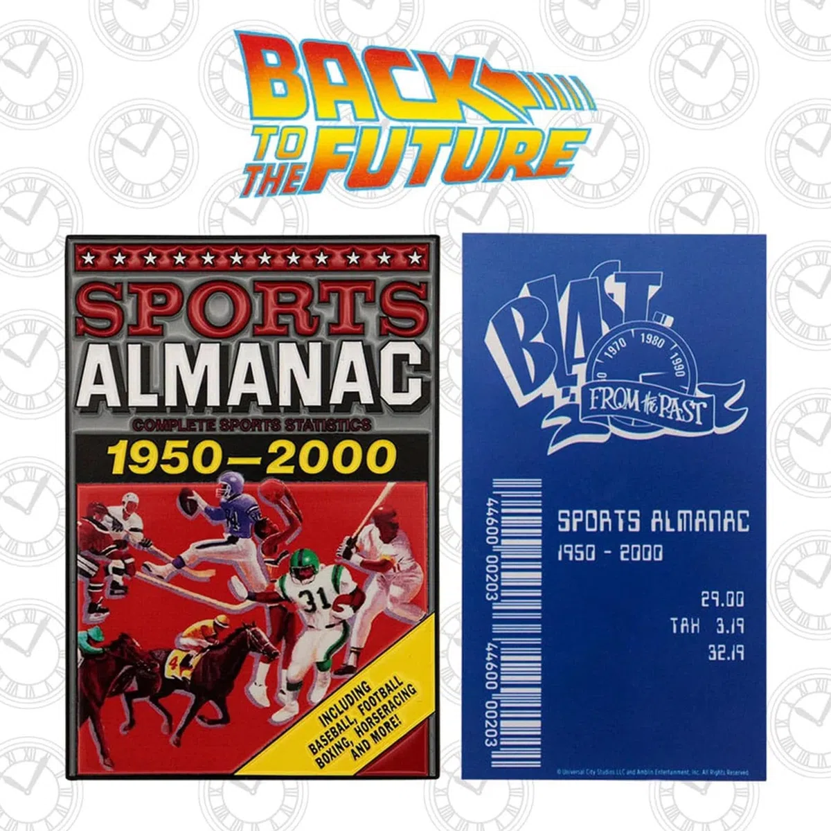 Retour vers le futur Lingot d'almanach sportif édition limitée