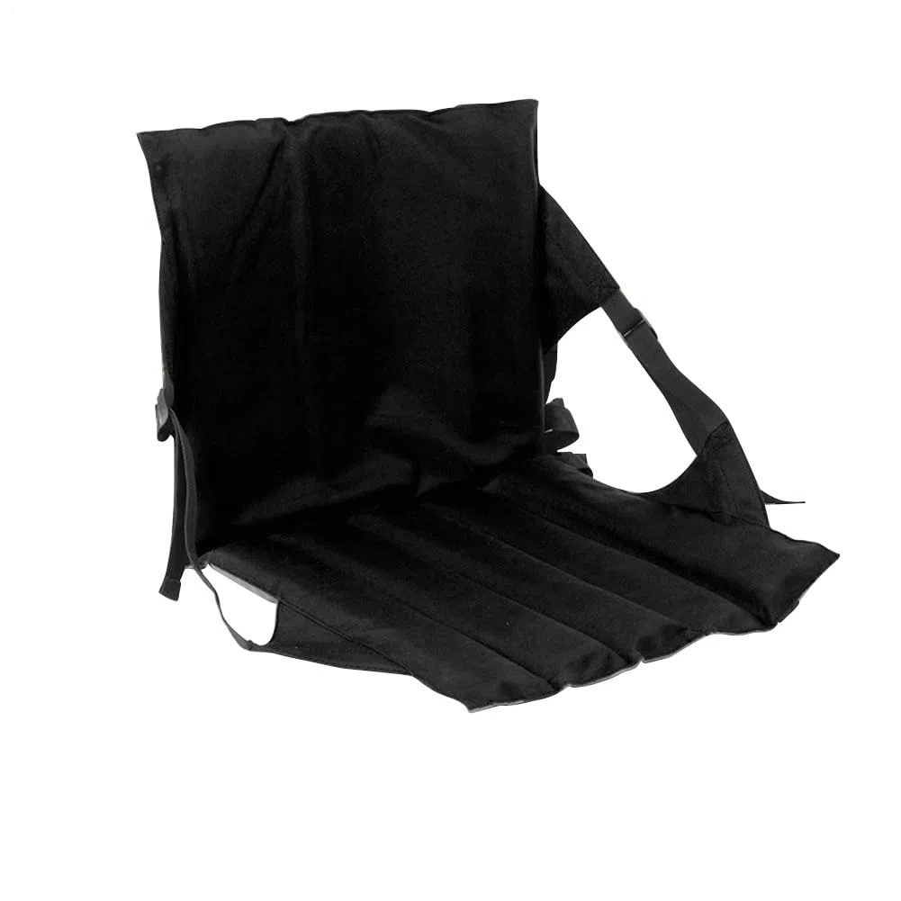 Coussin de Tribune avec Dossier - Coussin Siège Pliable avec Dossier,Protège-Siège Pliable avec pour Camping, Pêche, Extérieur, Voiture, Randonnée, Concerts, Bureaux