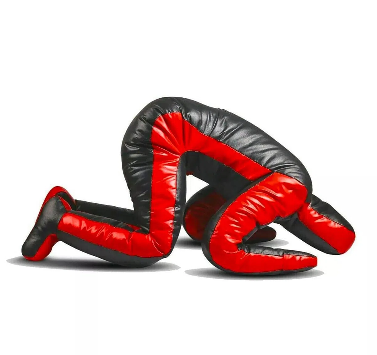 Mannequin d'entraînement en vinyle pour autodéfense 180cm Rouge MMA BJJ Lutte Grappling