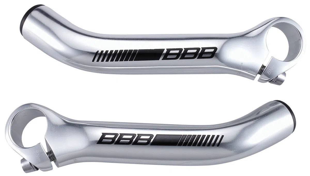 BBB Cycling Classic Bar Ends pour Une Prise Parfaite | Embouts de Guidon en Aluminium en Une Seule Pièce avec Design Courbé | 150mm | BBE-07
