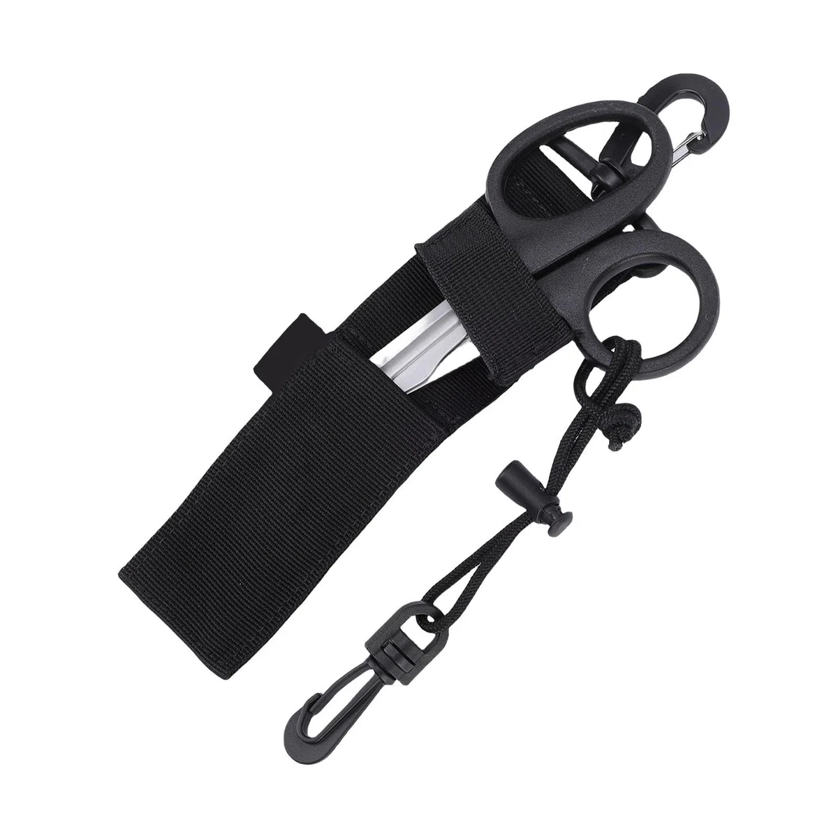 Ciseaux de Plongée sous-Marine en Acier Inoxydable avec Revêtement Ti, Cisaille de Plongée pour Couper Les Filets de Pêche aux Algues, Cisaille de sous-Marine pour Les Activités