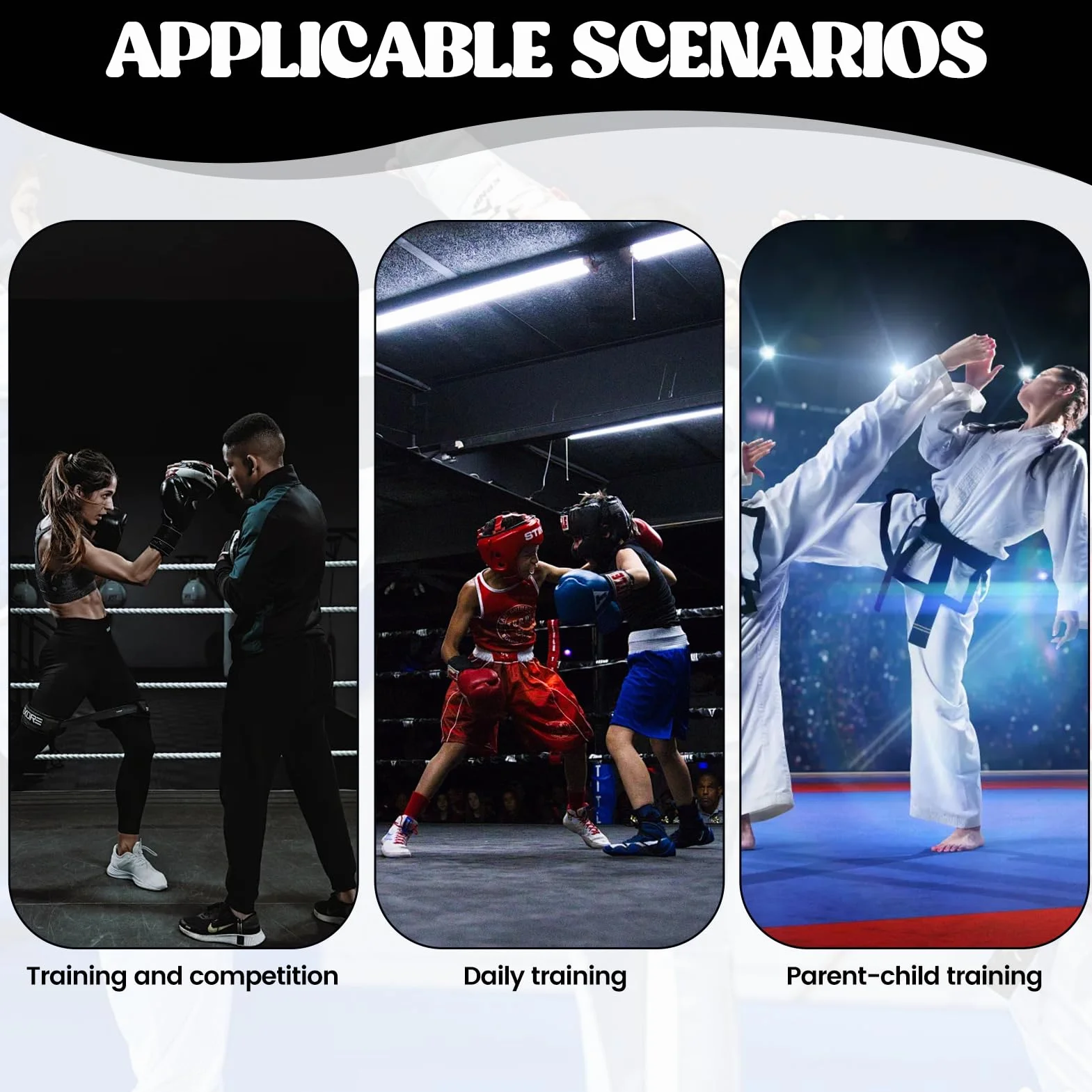 Raquette Taekwondo,Taekwondo,Cible,2Pcs Taekwondo Karaté Boxing Cible Pad Dule Dule Tae Kwon Do Karaté Boxing Formation Repment pour Boxing Formation
