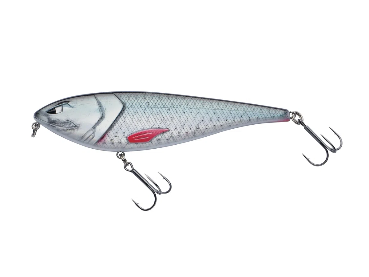 Berkley Zilla Glider, leurre de pêche Predator, appât Coulissant Lent, Action de flanc, Fort cliquetis, Profondeur de plongée 0,5-2m, 10cm, Multiples Couleurs et Tailles