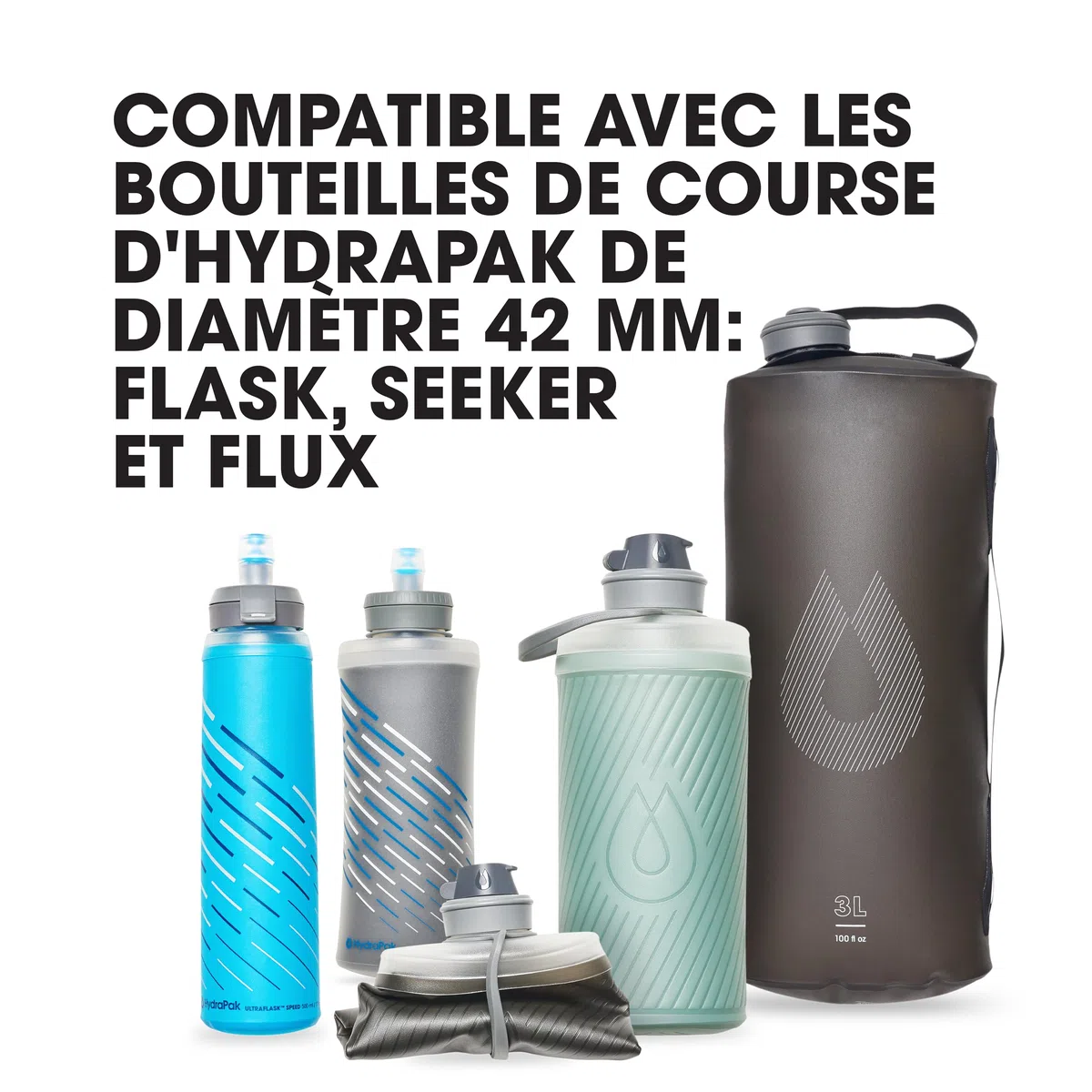 Bouchon Filtrant de 42 mm: Accessoire pour filtrer l'eau - Débit rapide - Parfait pour la randonnée, le camping, les voyages et la préparation aux situations d'urgence, Bleu