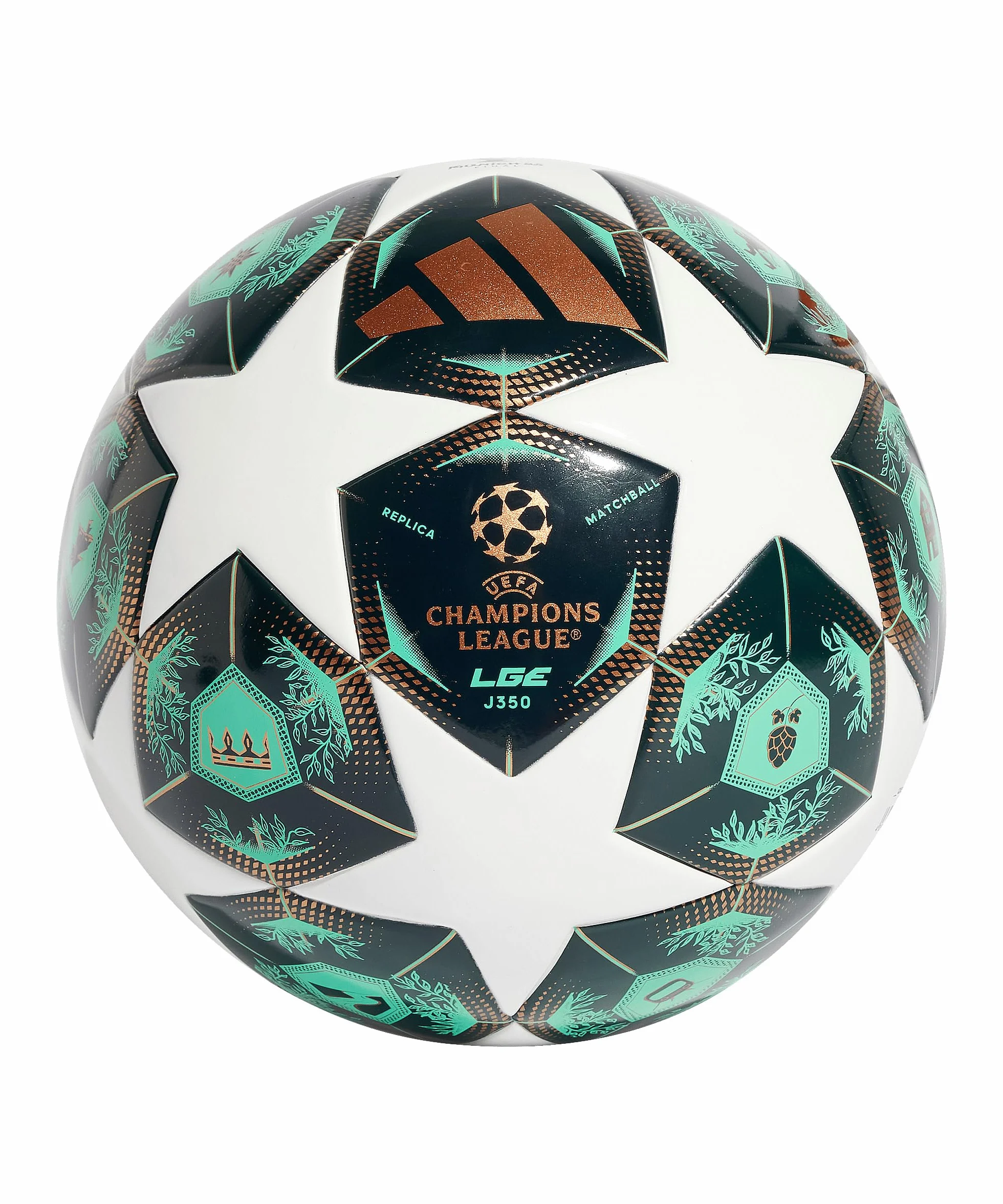 adidas UEFA Champions League J350 JH1290 Ballon de Football, Unisexe, Vert, 4 EU