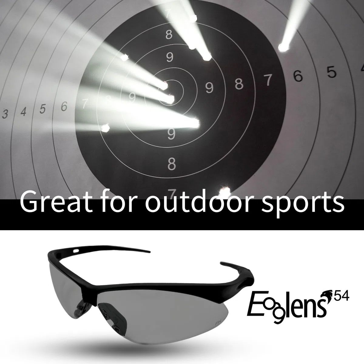 Lunettes de protection photochromiques anti-buée, ANSI Z87.1, UV, anti-rayures, pour chasse et airsoft.