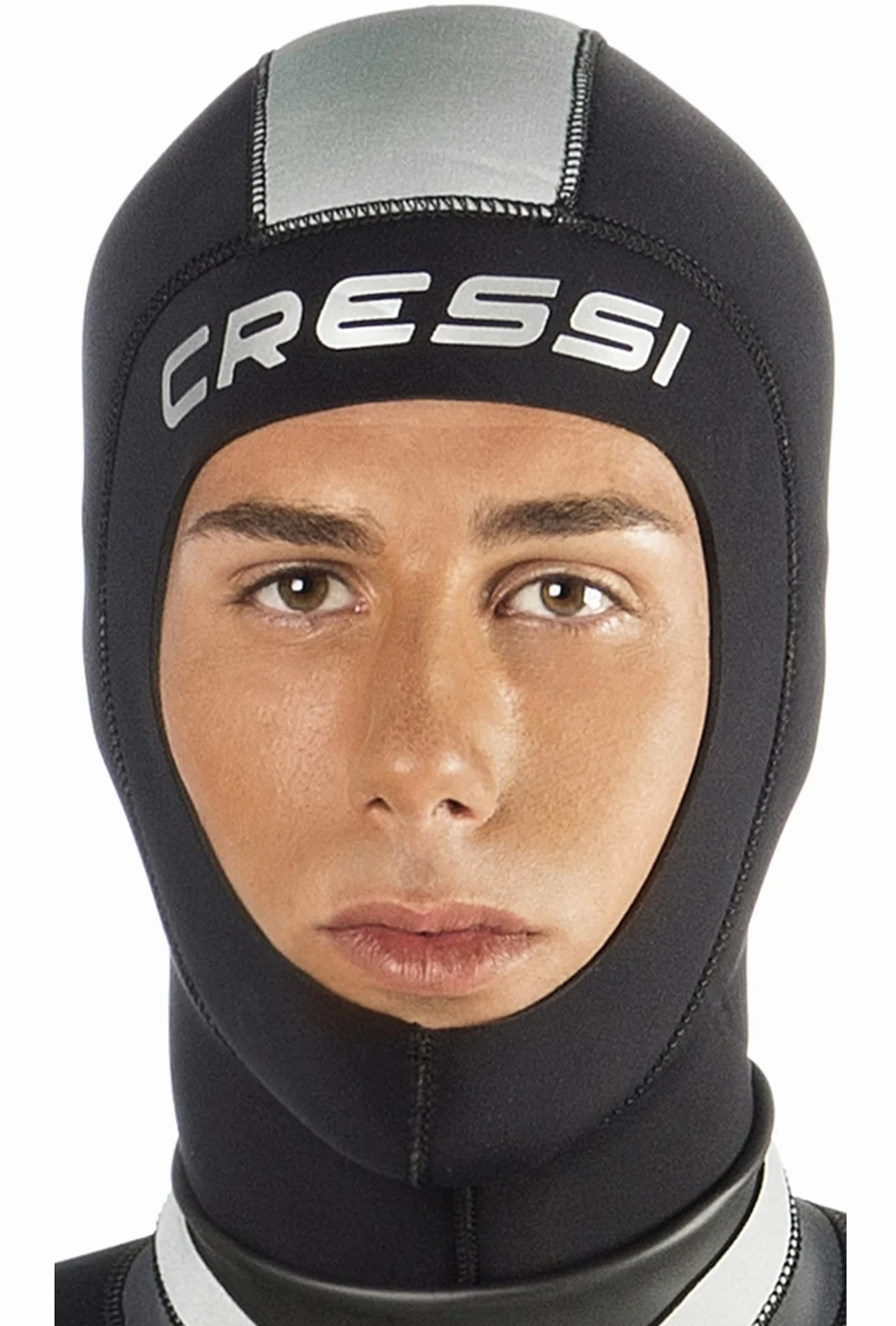 Cressi Sub S.p.A. Hood Unisex Cagoule de Plongée Néoprène 3mm Noir S/2