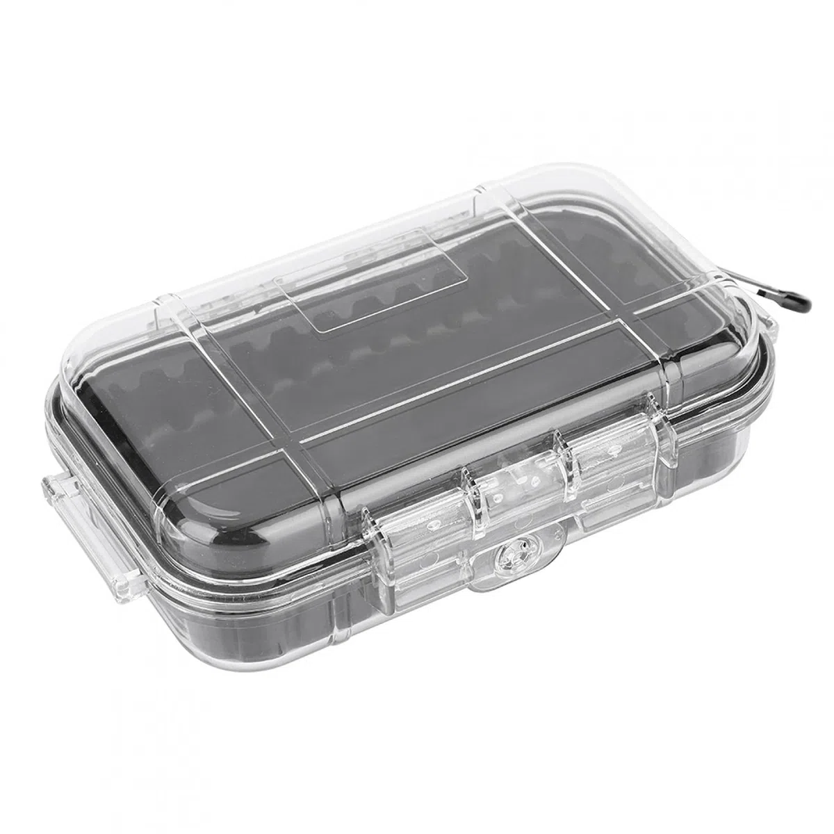 Demeras Antichoc Carry Box Outdoor Survival Antichoc Étui de Rangement étanche Boîte de Transport étanche à l'air Conteneur(Transparent)