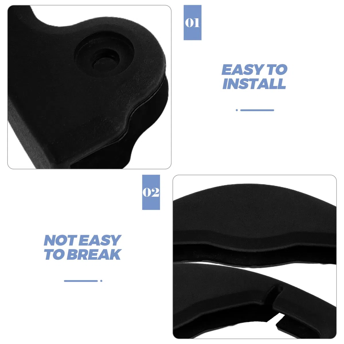 Beavorty Bande de Protection pour Snowboard d'arc, Légère et Flexible Vis en Métal, Protège Efficacement Les Bords pour Snowboardeurs en Déplacement, 1 Paire Noire