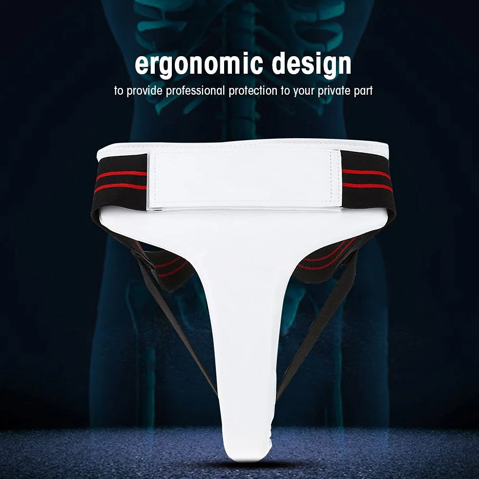 Protège-aine pour Femmes, ANGGREK Taekwondo Protège-aine pour Femmes Boxe Karaté Jockstrap Sanda Protecteur D'entrejambe(L)