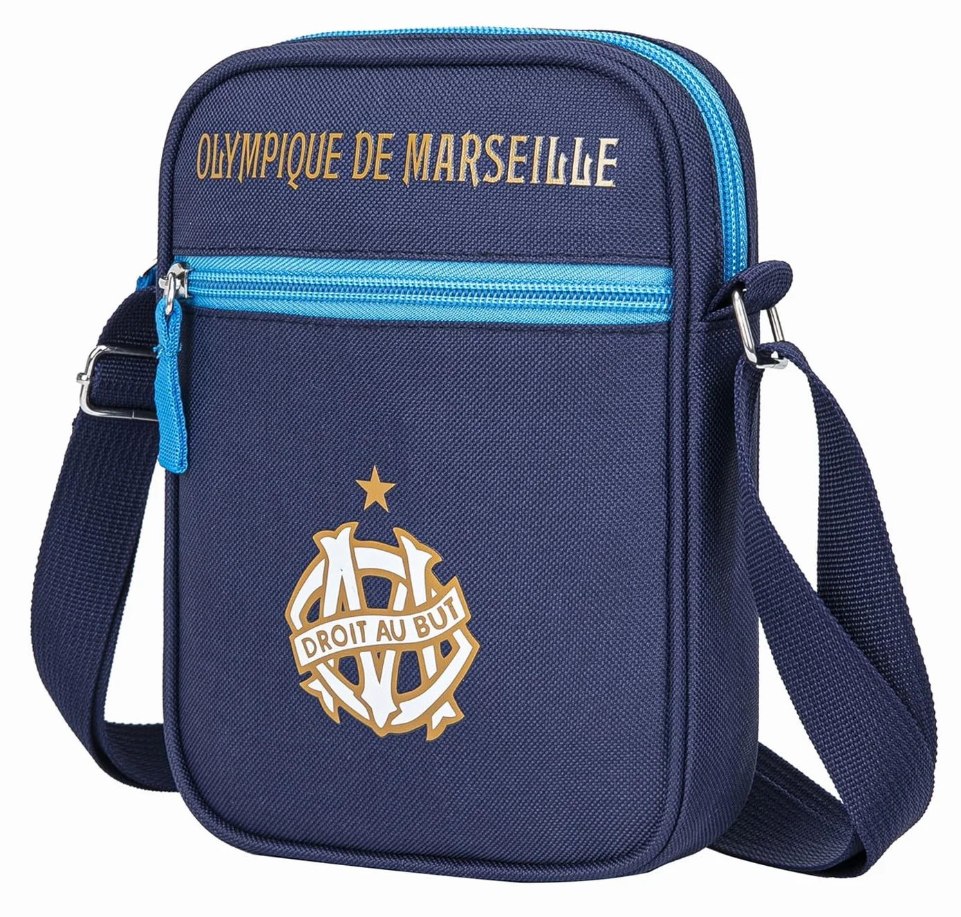 OLYMPIQUE DE MARSEILLE Pochette Sacoche Bandoulière Om - Collection Officielle