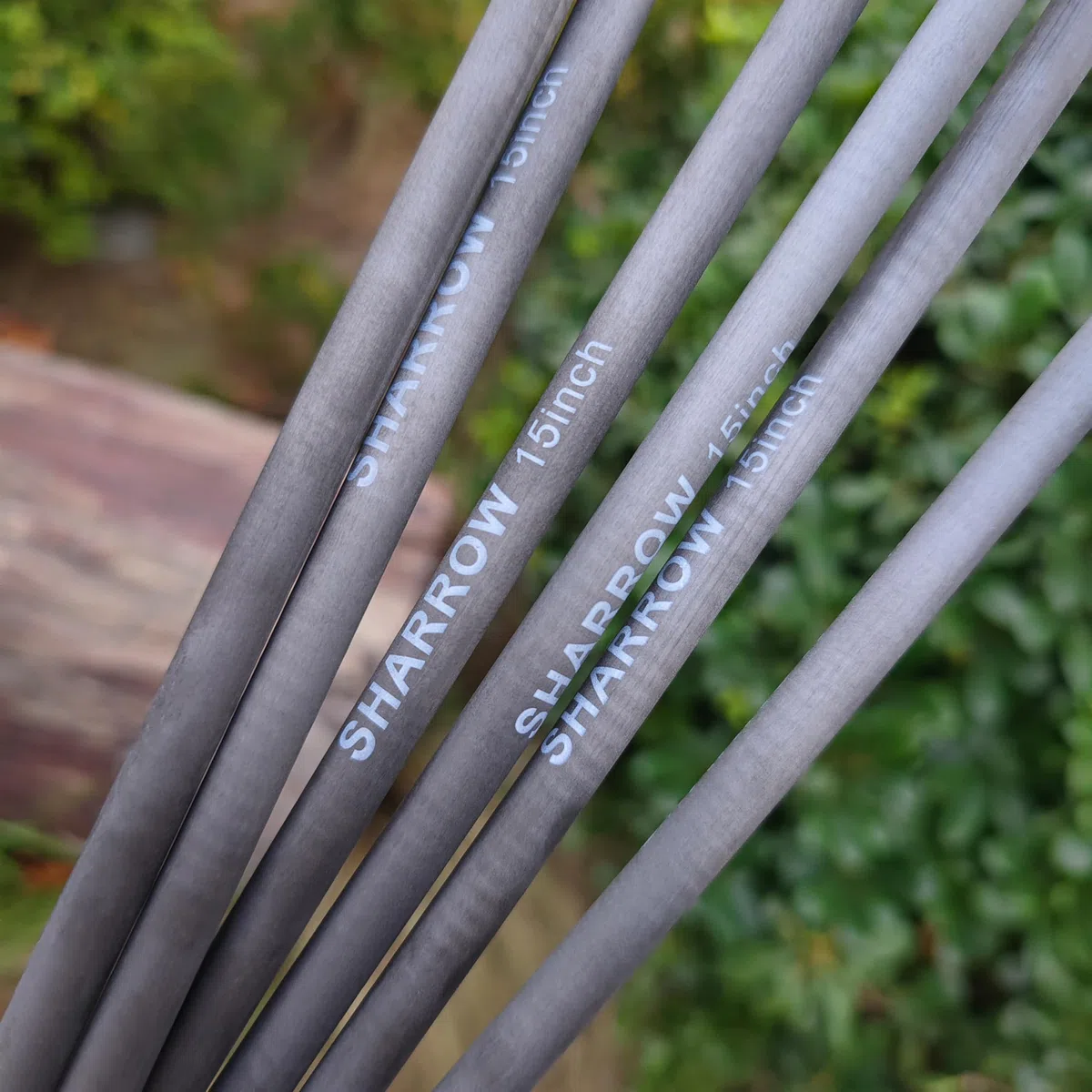 12pc Pur Carbone Arbalète Bolt Pistolet Arbalète Flèche, 7.5"& 15" Pur Carbone Flèche, 2 Flèche Ailes Chasse Arbalète Flèche