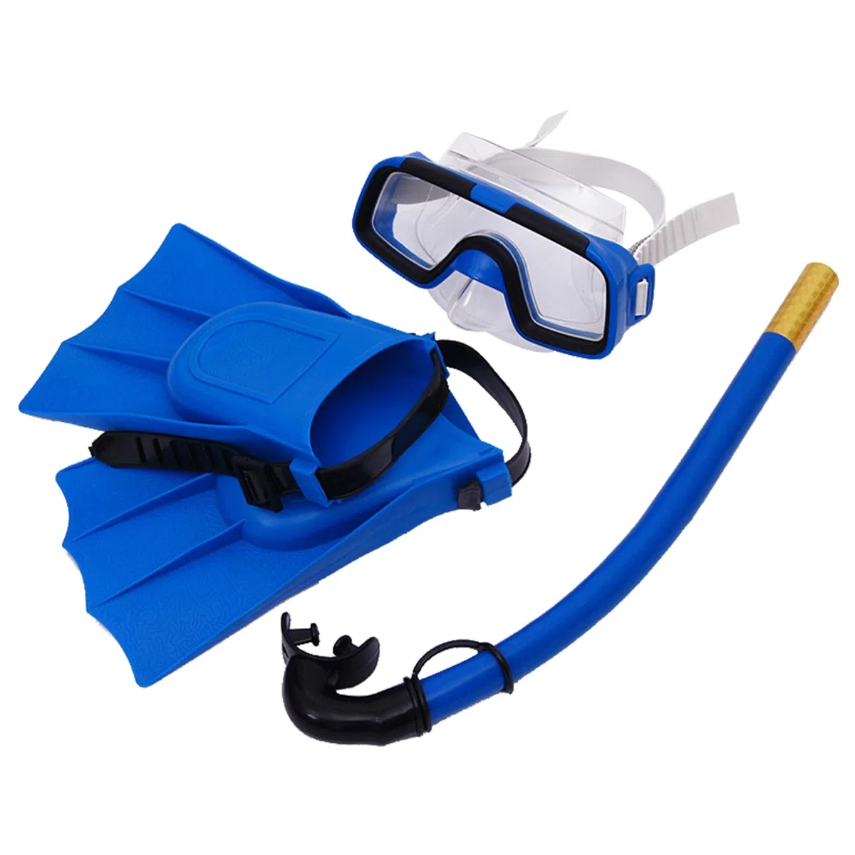 Kit de plongée 3 pièces pour Enfant avec Palmes, Masque et Tuba, Kits de Plongée avec Palmes Enfant, Equipement de plongée Complet pour plongée avec Tuba, plongée sous-Marine, Natation, Voyage