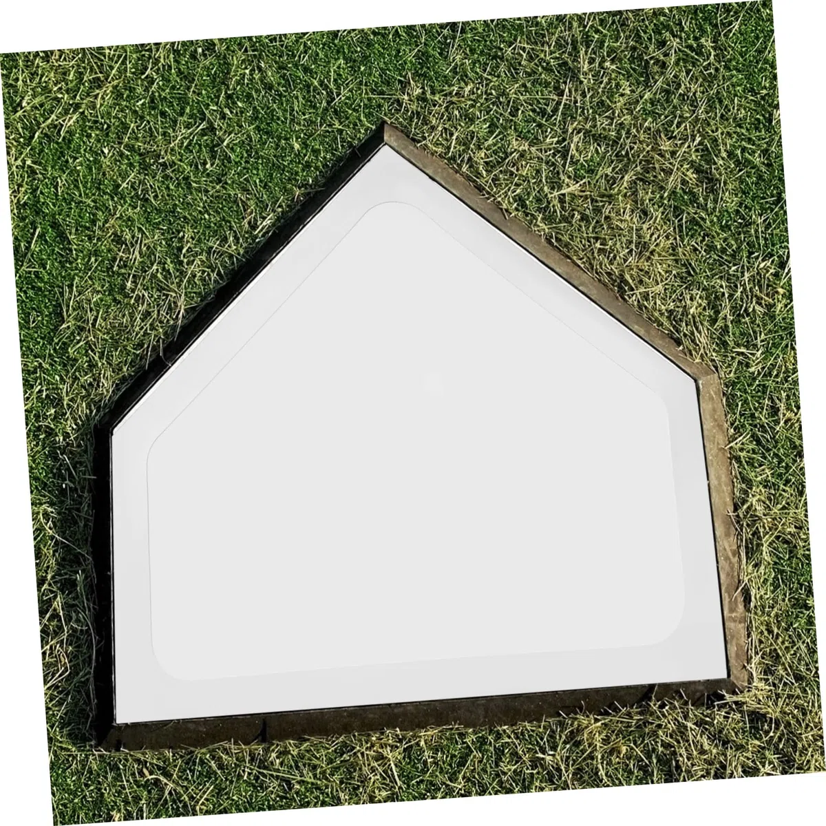 YARNOW Plaques D'entraînement Baseball Résistantes Extérieur, Lot 2 Plaques Haute Densité Antidérapantes, Matériel Sportif Portable pour Lanceurs, Entraînement Base-Ball Match Tournoi