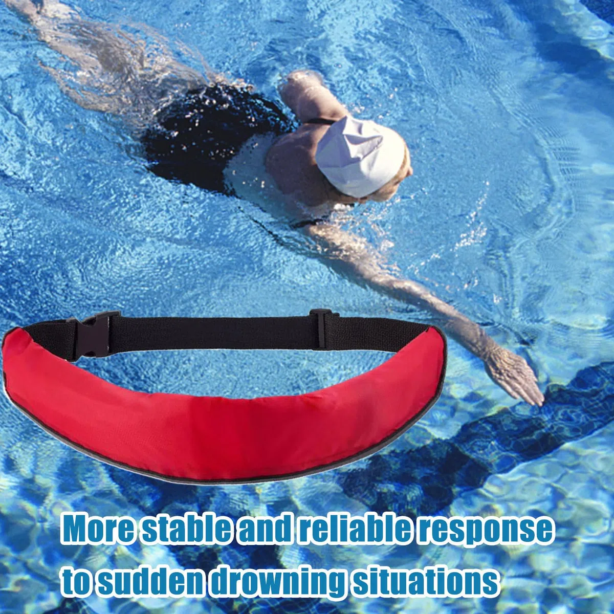 Ceinture Taille Gonflable - Ceinture Flottante pour Natation,Dispositif De Flottaison Multifonction Bouée De Survie pour Navigation Plage Et Natation