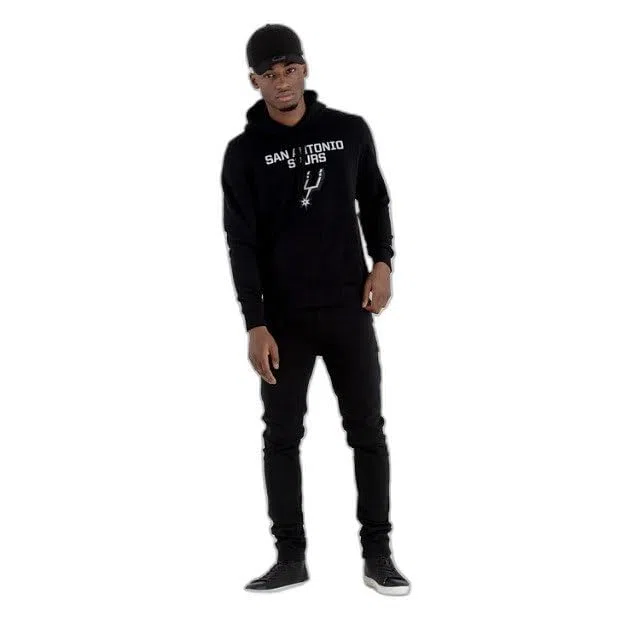 New Era Nos NBA Regular Hoody Saaspu Blk Maillot de survêtement Homme