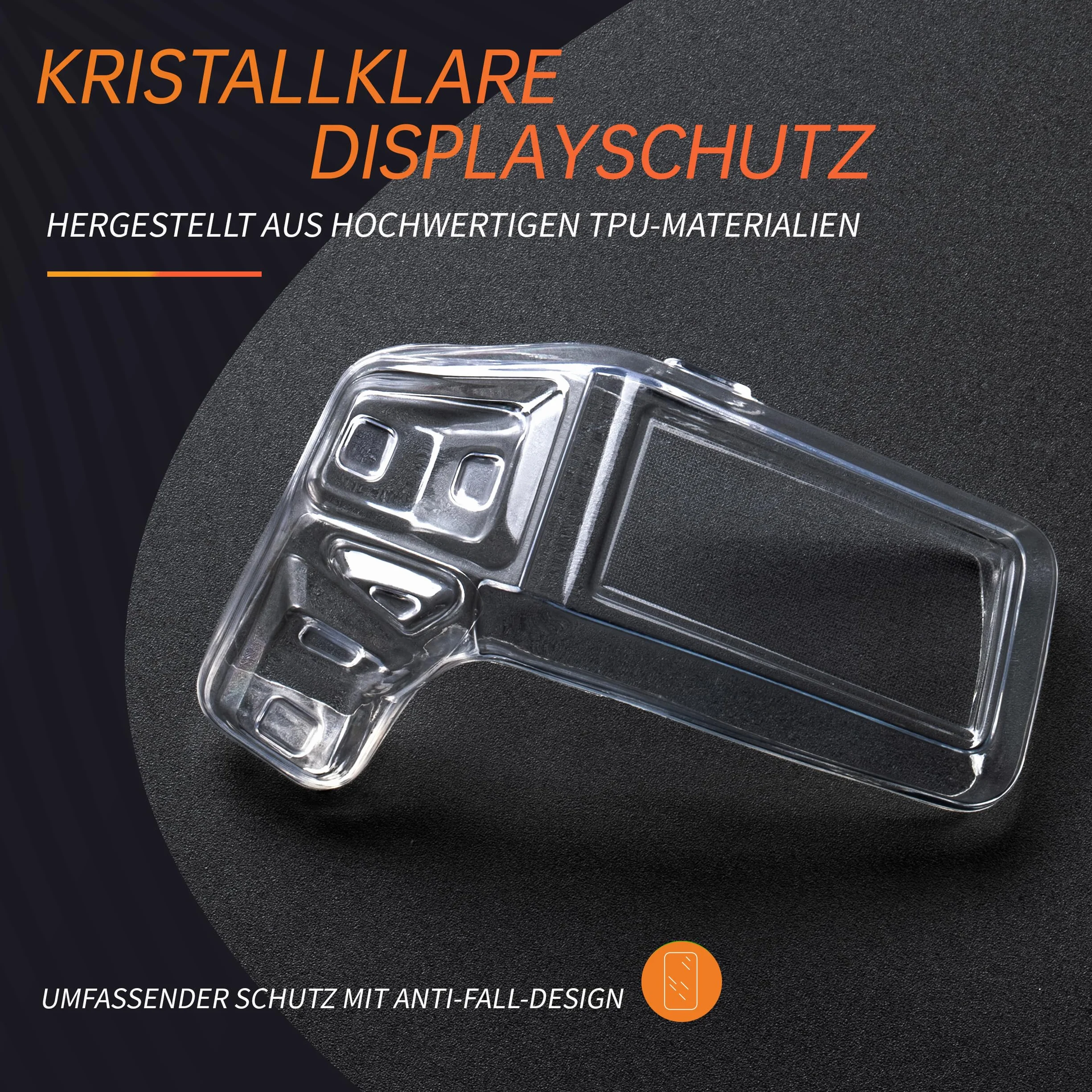 i-LEFANTE Lot de 2 étuis de protection d'écran pour Bosch Purion 200 - Film de protection d'écran pour vélo électrique - Transparent et imperméable - Protection contre les chocs et les rayures