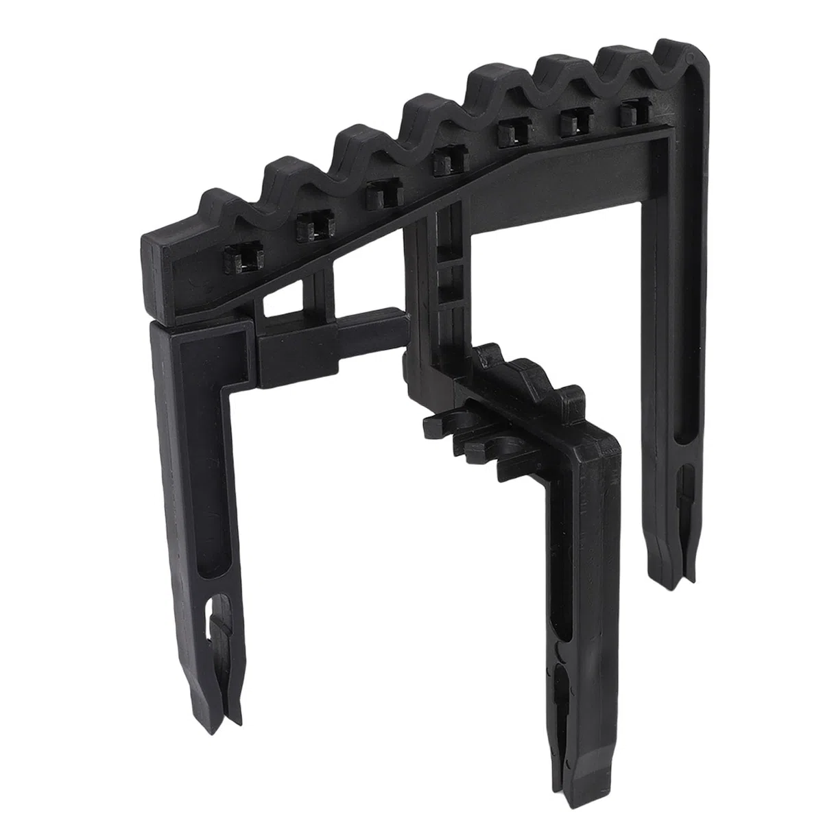 Organisateur de Sacs de Golf, Cadre réglable Portable avec 9 Emplacements Fixes pour Sac de Golf en intérieur ou en extérieur