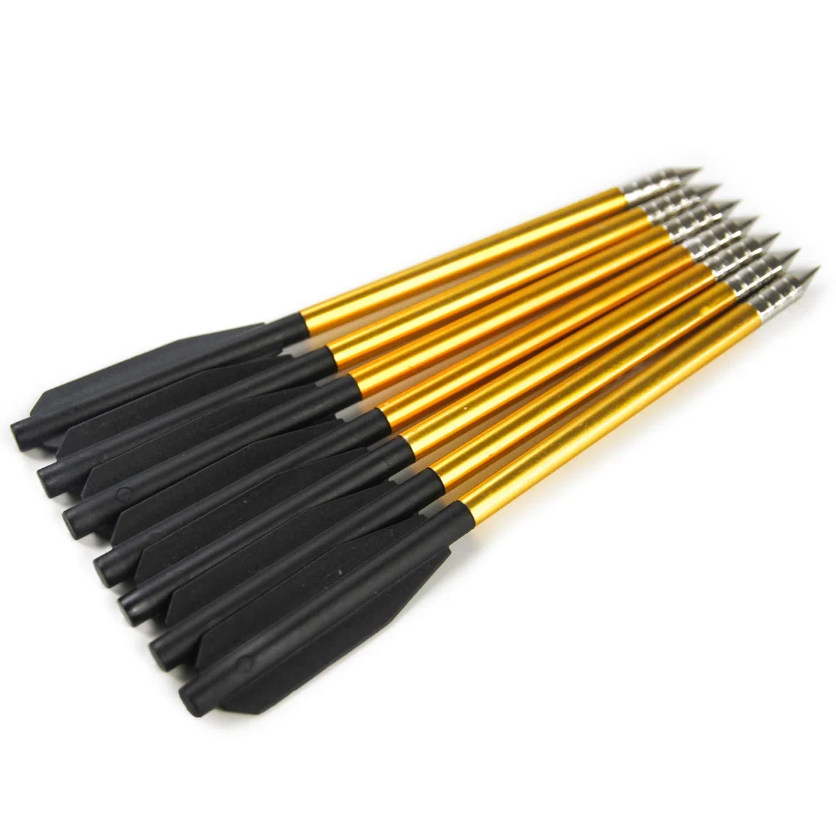 GUGULUZA Aluminium Flèches pour Arbalète Pistolet Fort Impact 50 LB et 80 LB