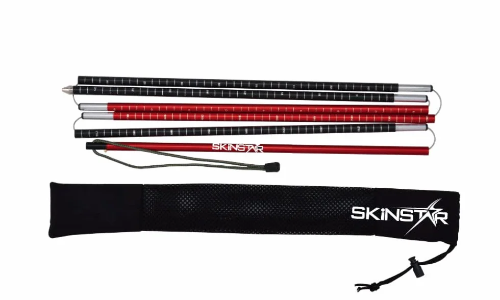 SkinStar Sonde d'avalanche légère en aluminium pour ski de randonnée