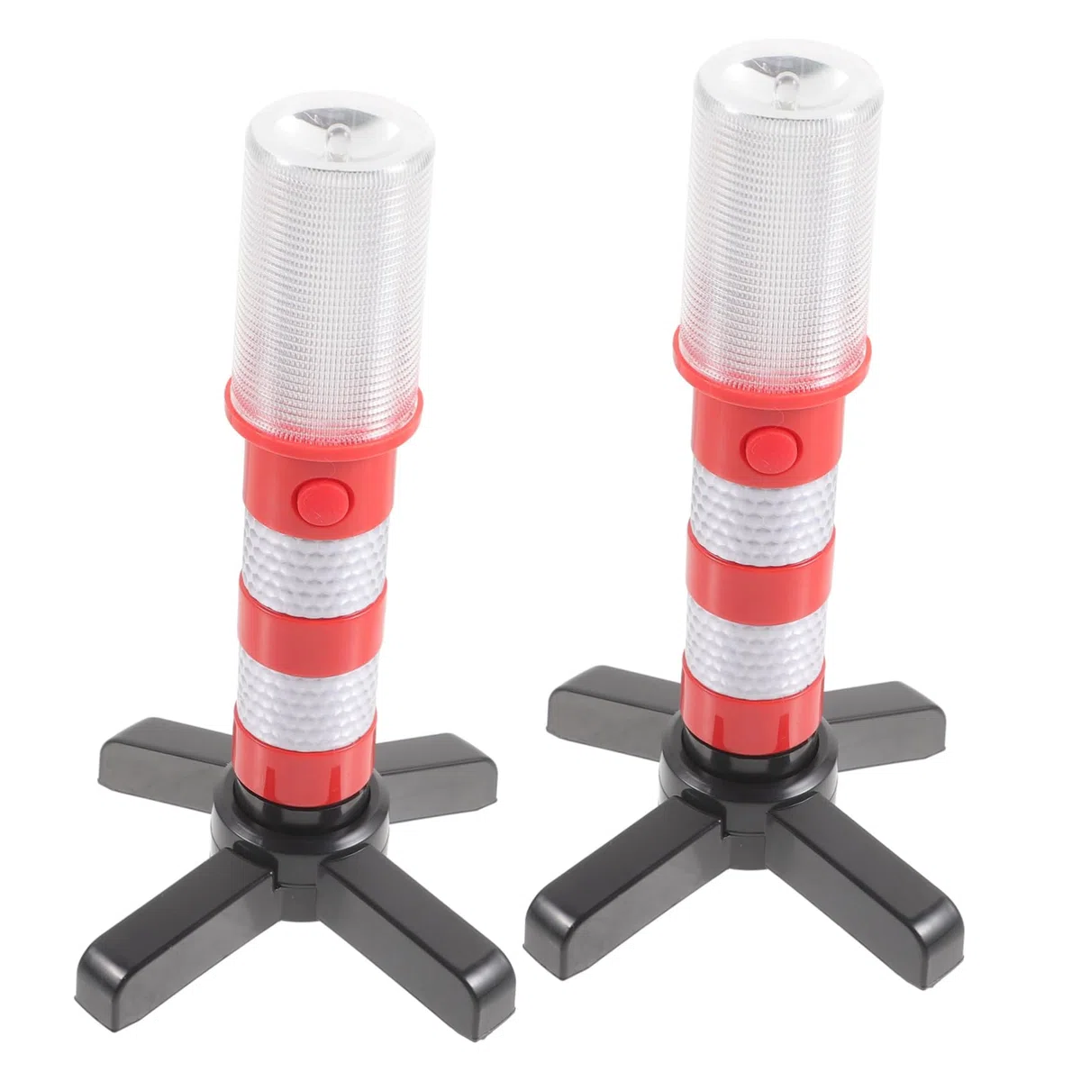 SOLUSTRE 1ensemble Lampes De Led Rechargeables Avec Support Magnétique Lumineux Pour Urgences Et Circulation