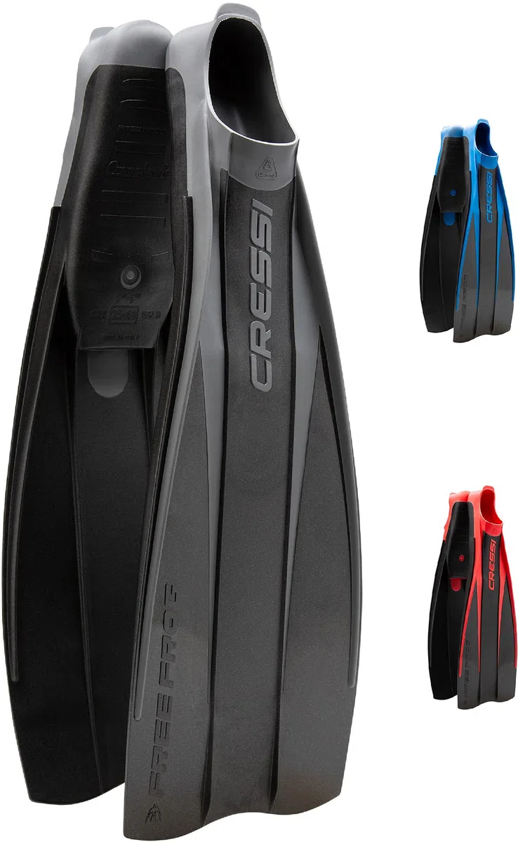 Cressi Free Frog Fins Palmes Plein Pied de Plongée Techniques en Gomma Eva