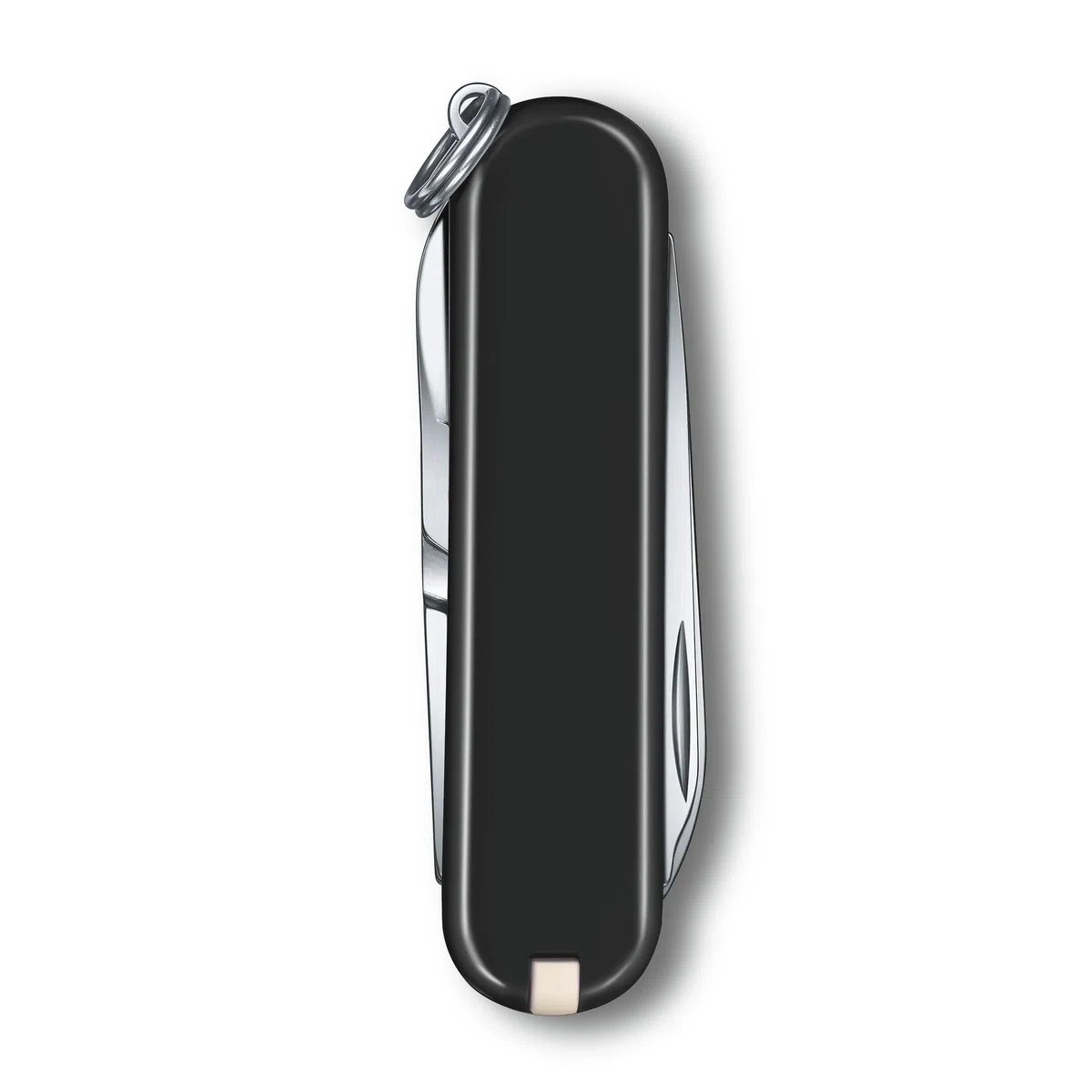 Victorinox Classic Sd, Swiss Army Knife, Petit Couteau de Poche Suisse, Léger, Multitool, 7 Fonctions, Ciseaux, Lime à Ongles, Noir
