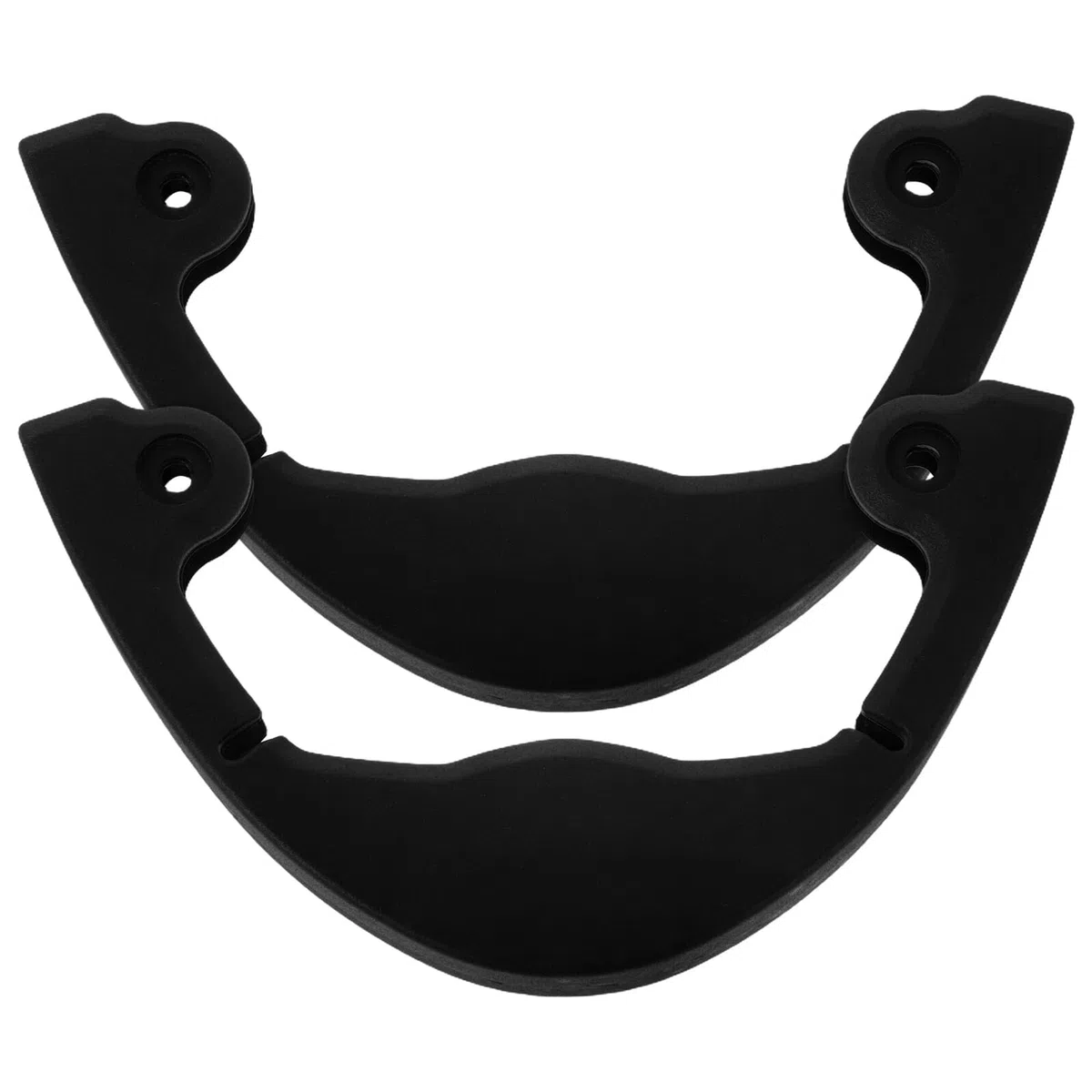 Beavorty Bande de Protection pour Snowboard d'arc, Légère et Flexible Vis en Métal, Protège Efficacement Les Bords pour Snowboardeurs en Déplacement, 1 Paire Noire