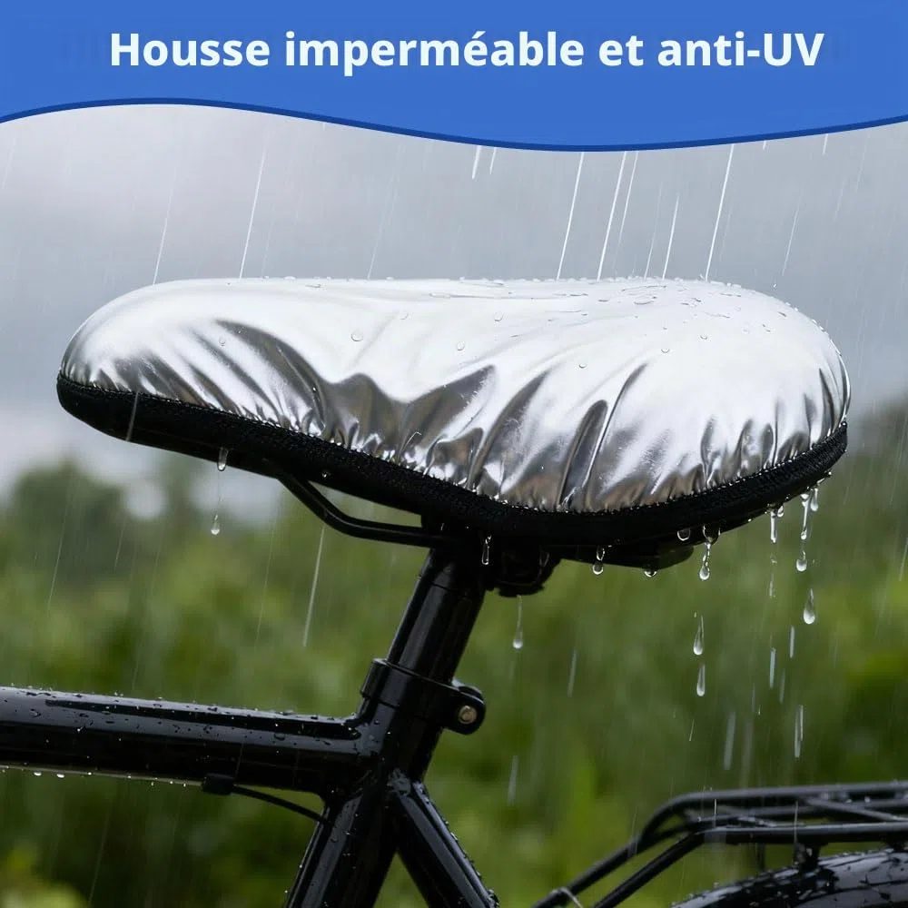 Selle de vélo Confortable et Ergonomique en Gel pour Homme et Femme