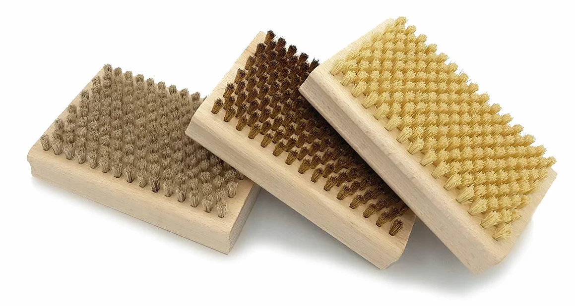 NZERO Brosse en Fibres Tampico pour l'entretien des Skis et Planches de Snowboard, 12 x 8 cm 120 x 80 x 30 mm.