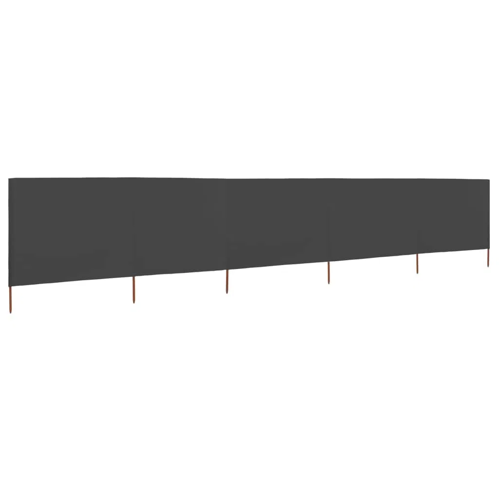 Coupe-vent pliable en 5 pièces - 600 x 160 cm - En tissu non tissé de qualité supérieure et durable - Brise-vue - Pour jardin, plein air, camping, parc - Pour protéger contre le vent, le sable